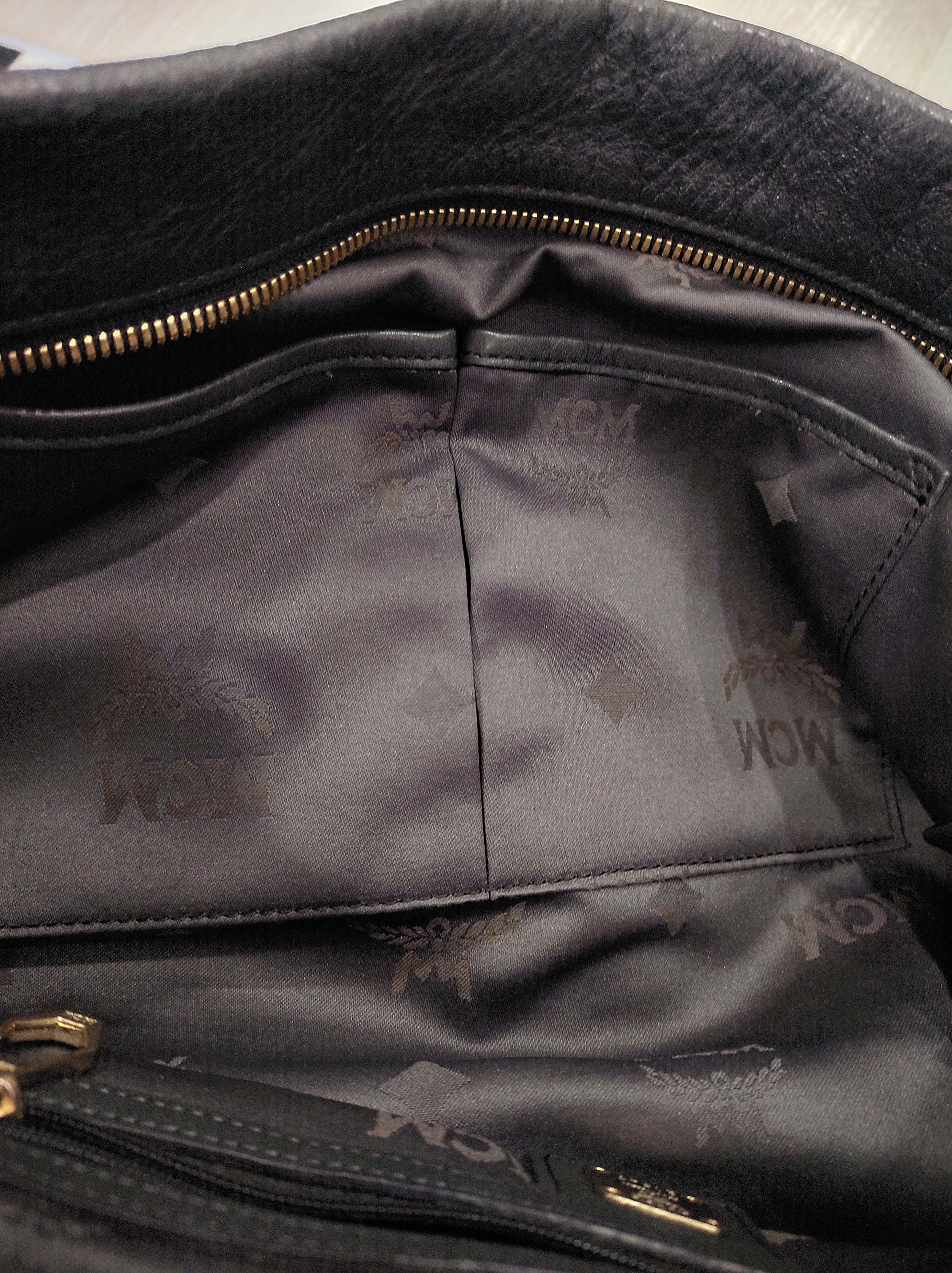 MCM Mcm Leather Satchel Visetos Tote Bag Size ONE SIZE - 10 Thumbnail