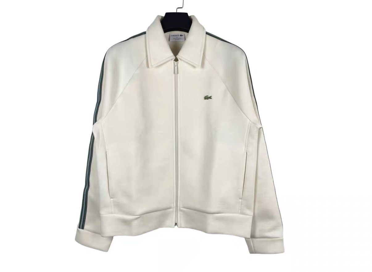 Lacoste Lacoste White Crocodile Zip Jacket J31 Size US L / EU 52-54 / 3 - 1 Thumbnail