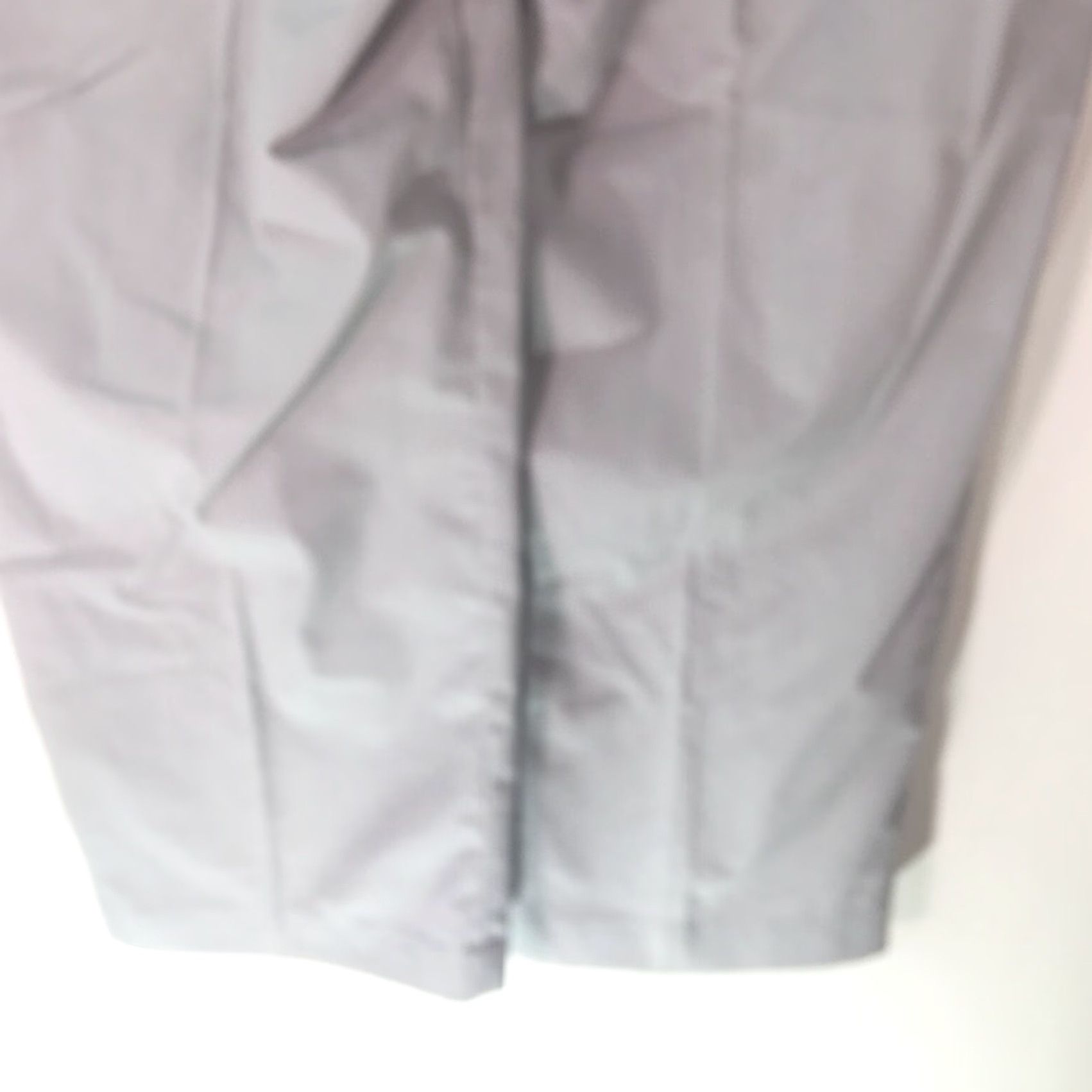 Haggar Haggar Mens Chino Pants Flat Front Gray 38 X30 Regular Waist Belt Loops 9in Leg Opening Polyester Stretch Casual Business Size US 38 / EU 54 - 6 Thumbnail