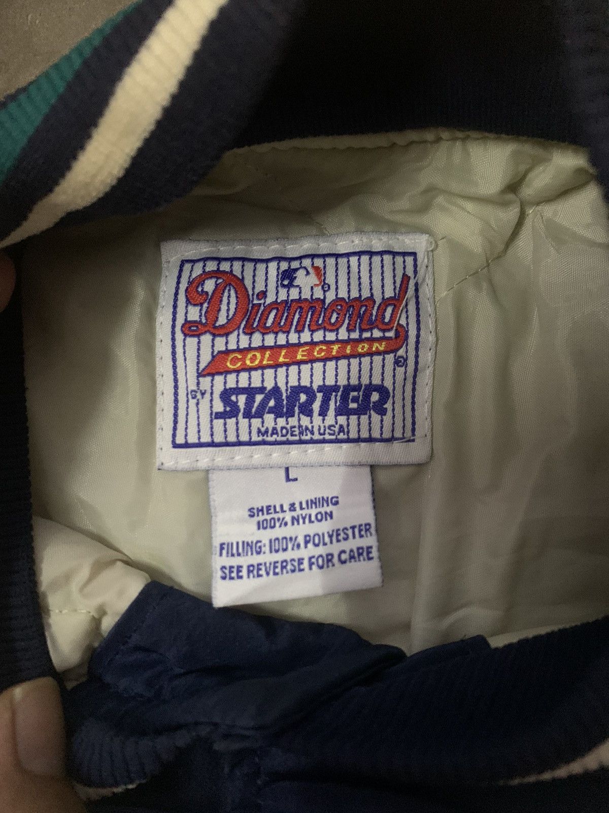 MLB × Starter Vintage Seatlle Mariners Baseball Jacket Size US L / EU 52-54 / 3 - 6 Thumbnail