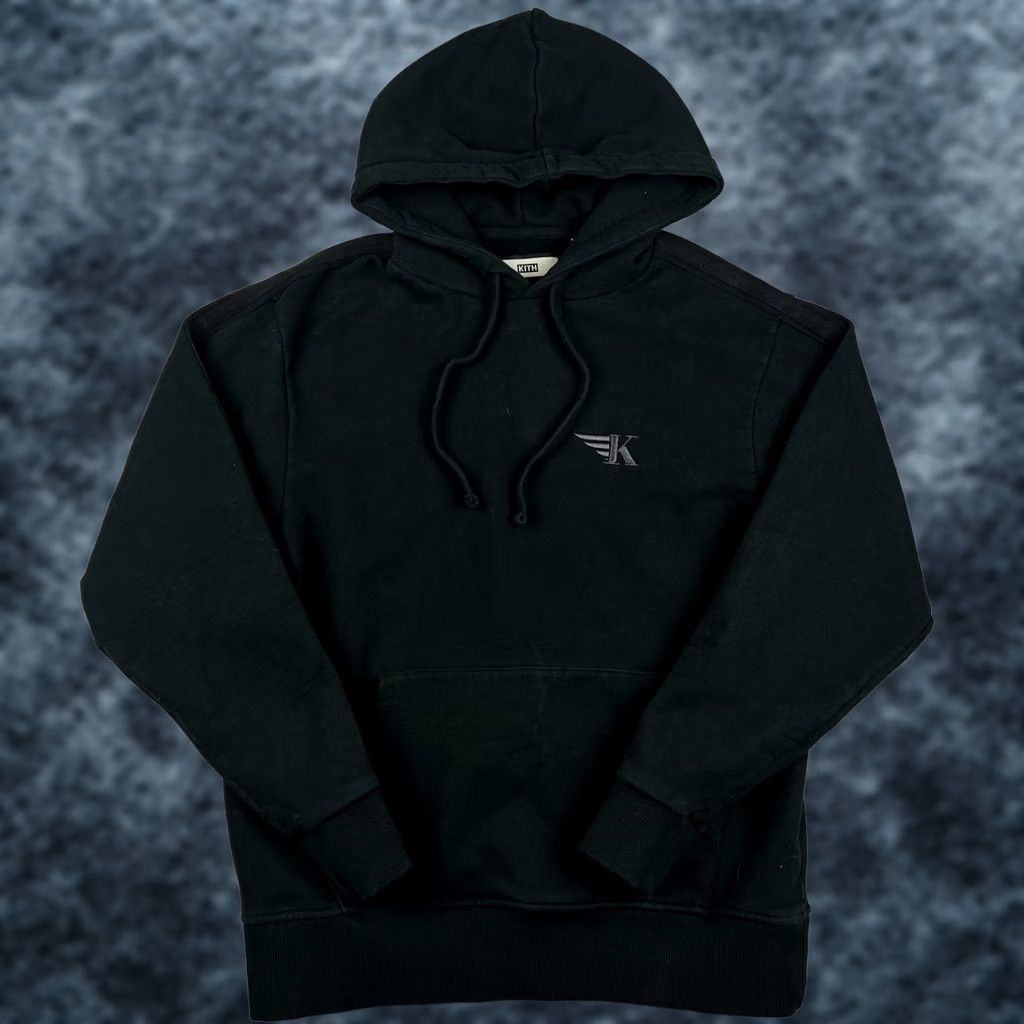 Kith Kith Hoodie Pullover Sweatshirt Mens Small Black Cotton Wing Logo SS18 Size US S / EU 44-46 / 1 - 1 Thumbnail