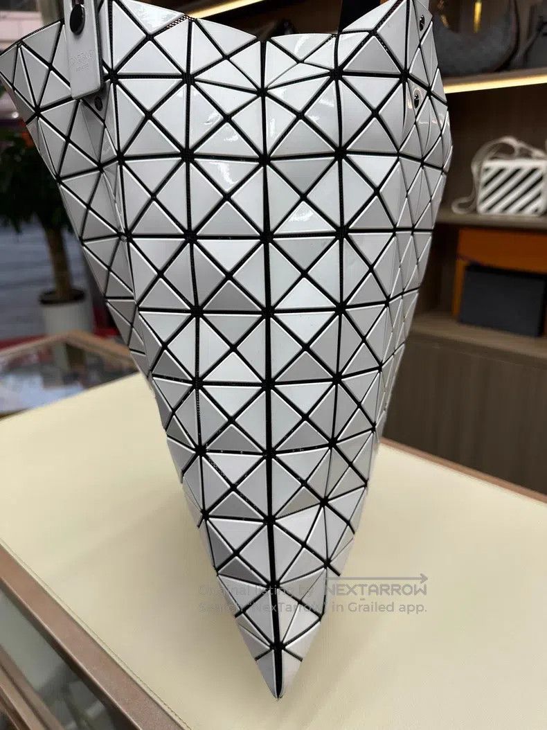 Issey Miyake Issey Miyake White Ten-grid Tote Bag Size ONE SIZE - 5 Thumbnail