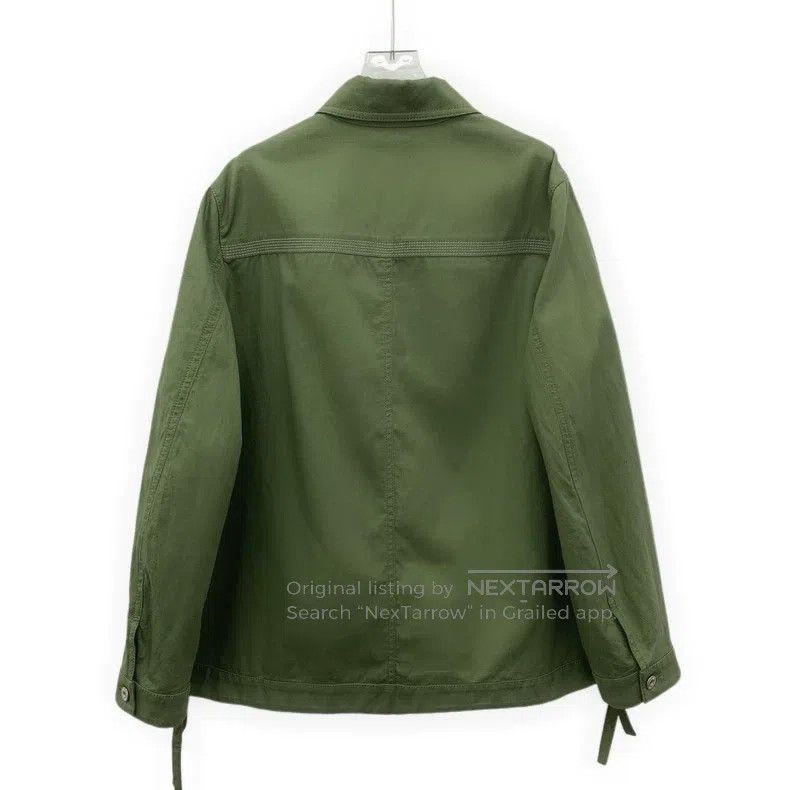 Loewe Loewe Green Logo Embossed Leather Branding Cotton Collar S Size XS / US 0-2 / IT 36-38 - 2 Thumbnail