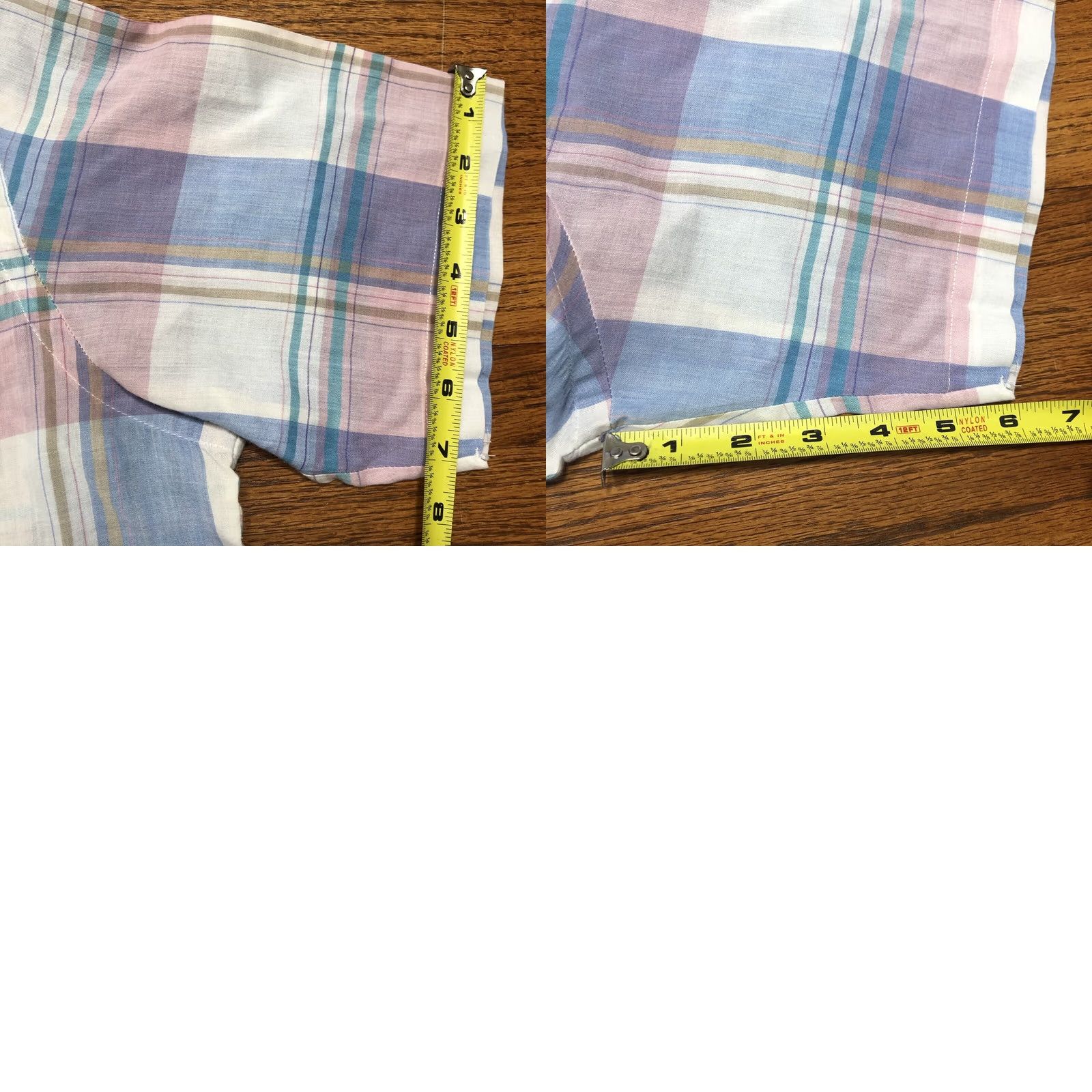Wrangler VINTAGE Wrangler Pearl Snap Shirt Men 16.5 X Long Tails Reg Fit Plaid Pink Cowboy Western Size US XL / EU 56 / 4 - 8 Thumbnail