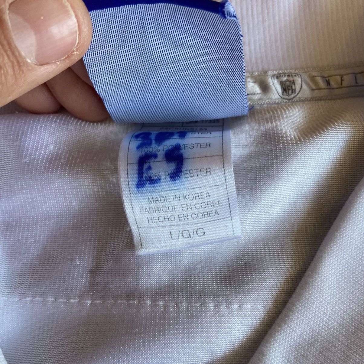 Reebok Vintage Teddy Brushci Patriots jersey* Large oversized Size US L / EU 52-54 / 3 - 6 Thumbnail