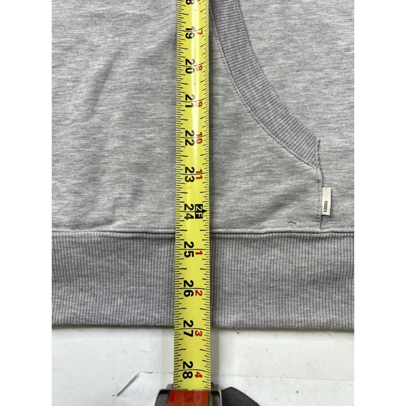 Vuori Vuori Hoodie Men M Pullover Dreamknit Soft Gray V254 Tight Fit Athletic Hooded Lightweight Logo Sleeves Long Knit Pattern Solid Vintage? Size US M / EU 48-50 / 2 - 5 Thumbnail