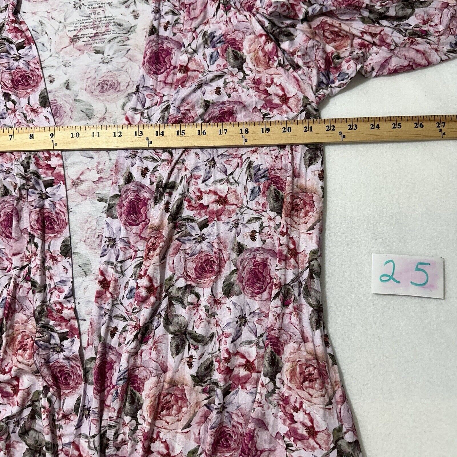 Other Posh Peanut Medium 3/4 Sleeve Bamboo Floral Cardigan Size M / US 6-8 / IT 42-44 - 7 Thumbnail