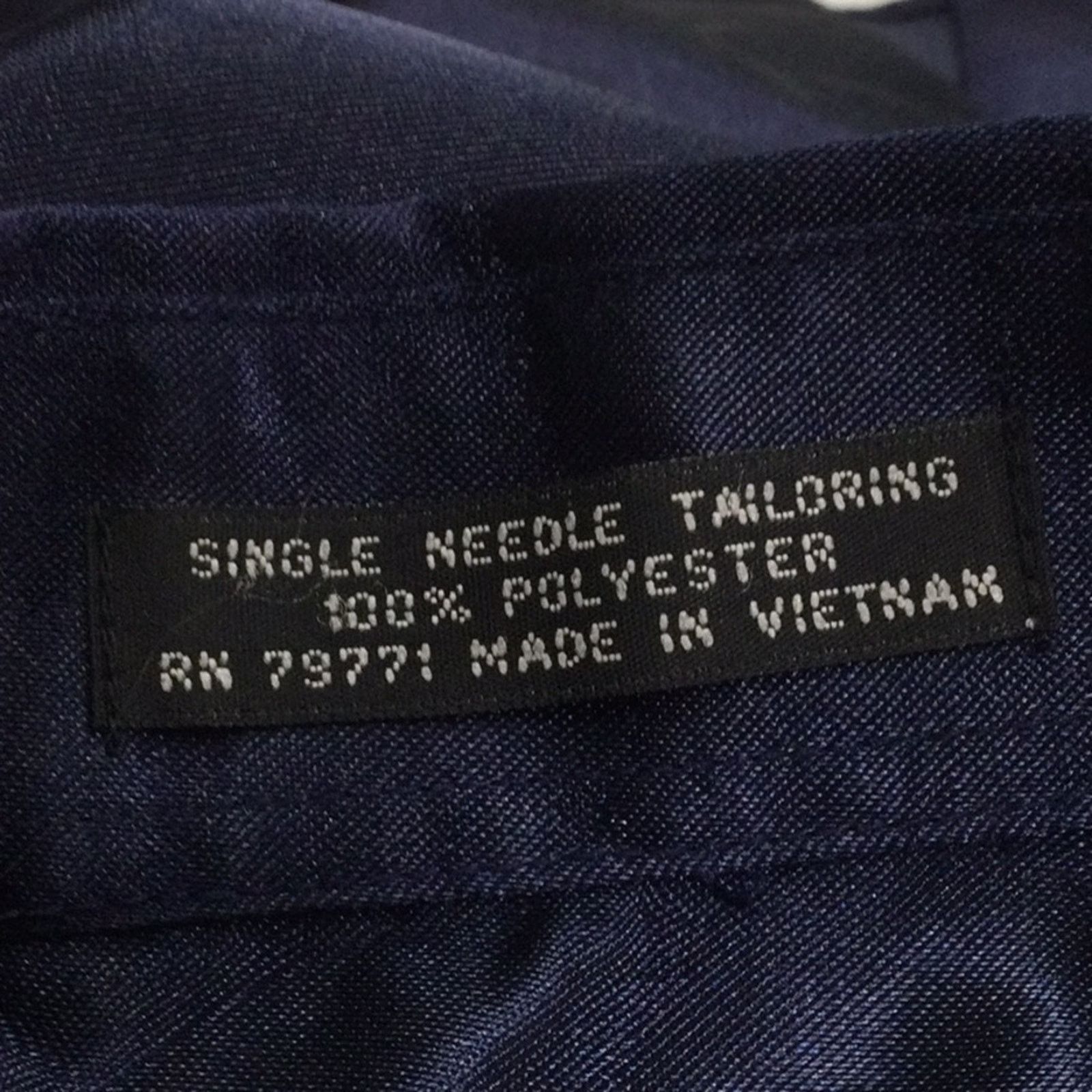 Jordan Craig Jordan Craig Men's Navy Long Sleeve Collared Shirt Size 2XL Size US XXL / EU 58 / 5 - 10 Thumbnail