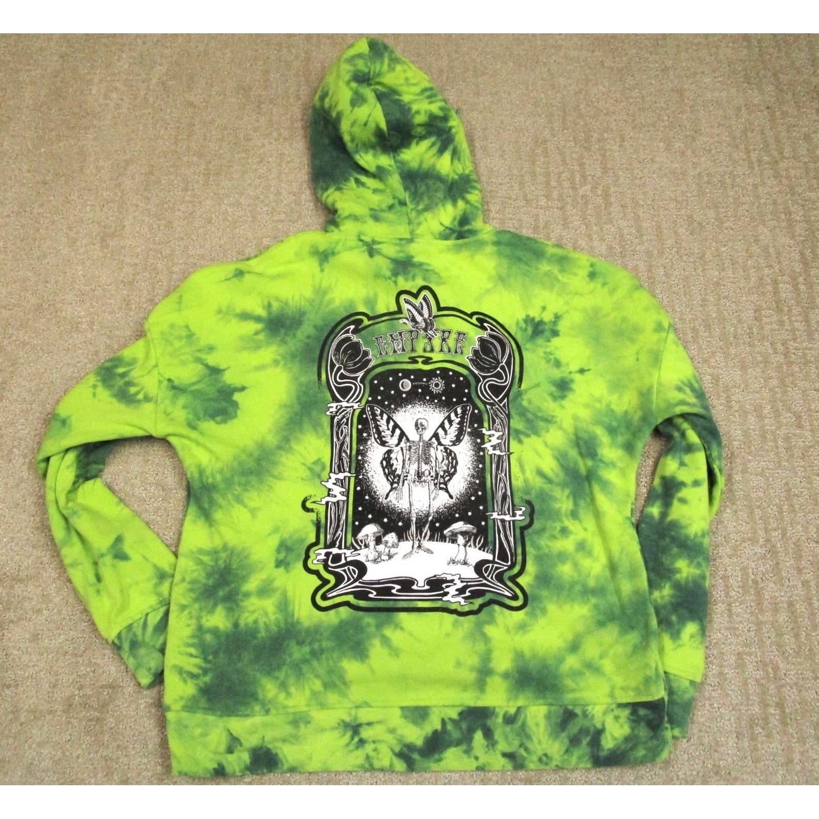 Empyre Empyre Russell Athletic Hoodie Men M Green Knit Logo Pockets Hooded Pullover All Seasons Regular Vintage No Size US M / EU 48-50 / 2 - 4 Thumbnail