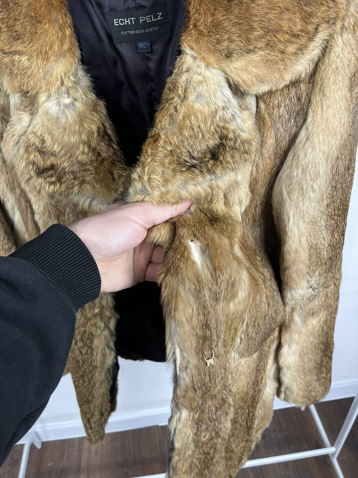 Other Vintage Real Fur Coat Women’s Size 40 Genuine Fur Jacket Size M / US 6-8 / IT 42-44 - 7 Thumbnail