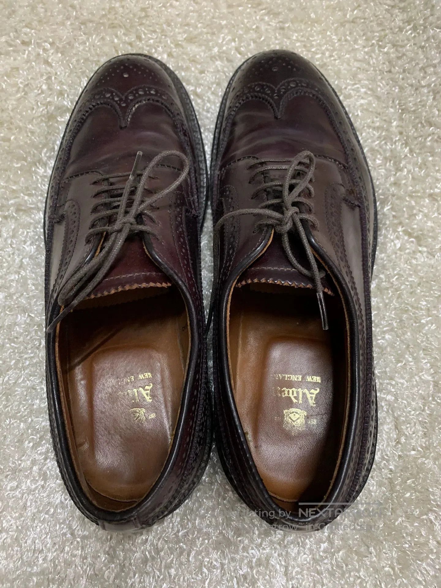 Alden Alden 975 Carved Men's US Made Shoes. Size US 8 / EU 41 - 4 Thumbnail