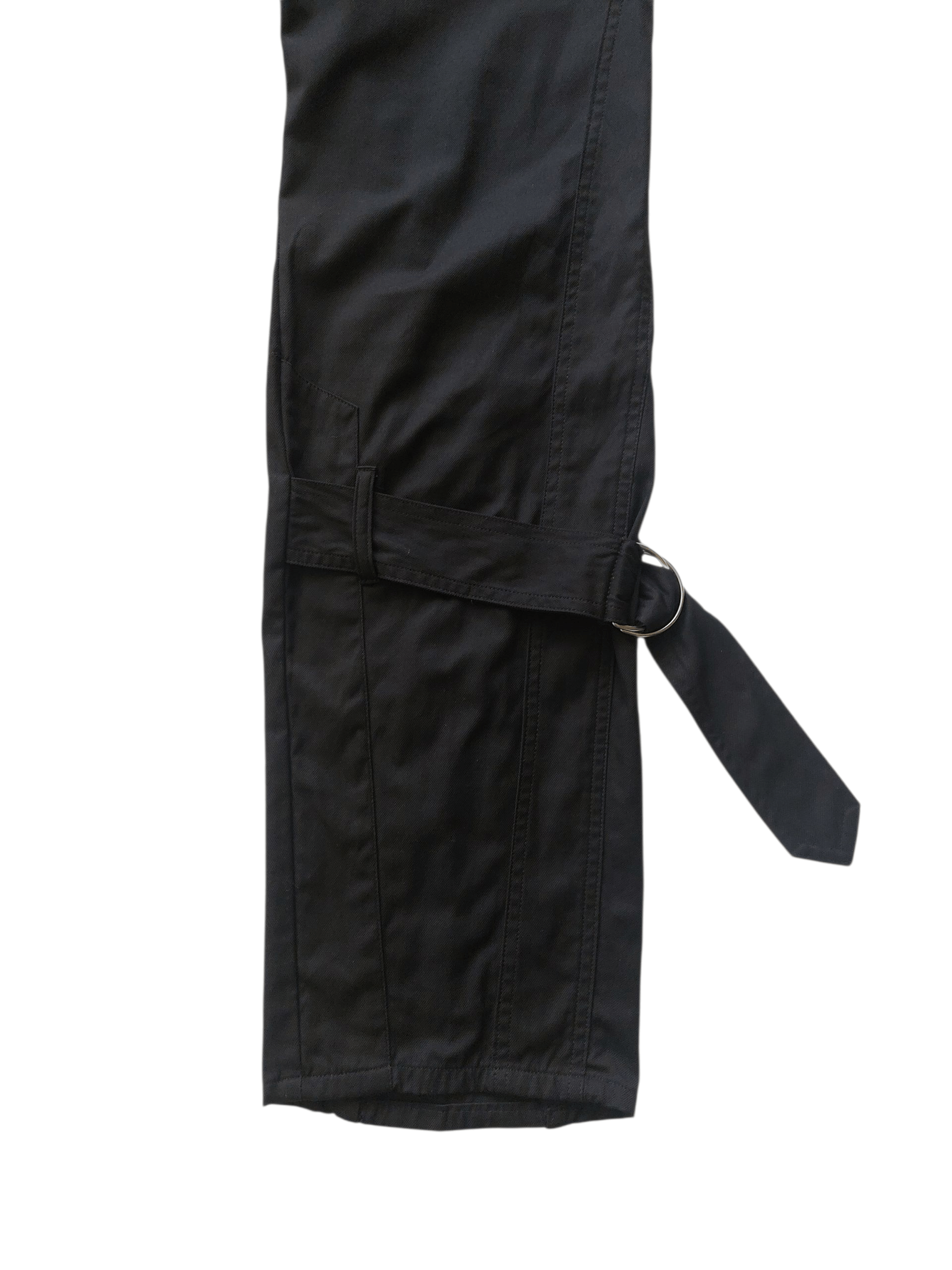 Dries Van Noten Dries Van Noten Black Bondage Strap Back Zipper Pants Size US 30 / EU 46 - 3 Thumbnail