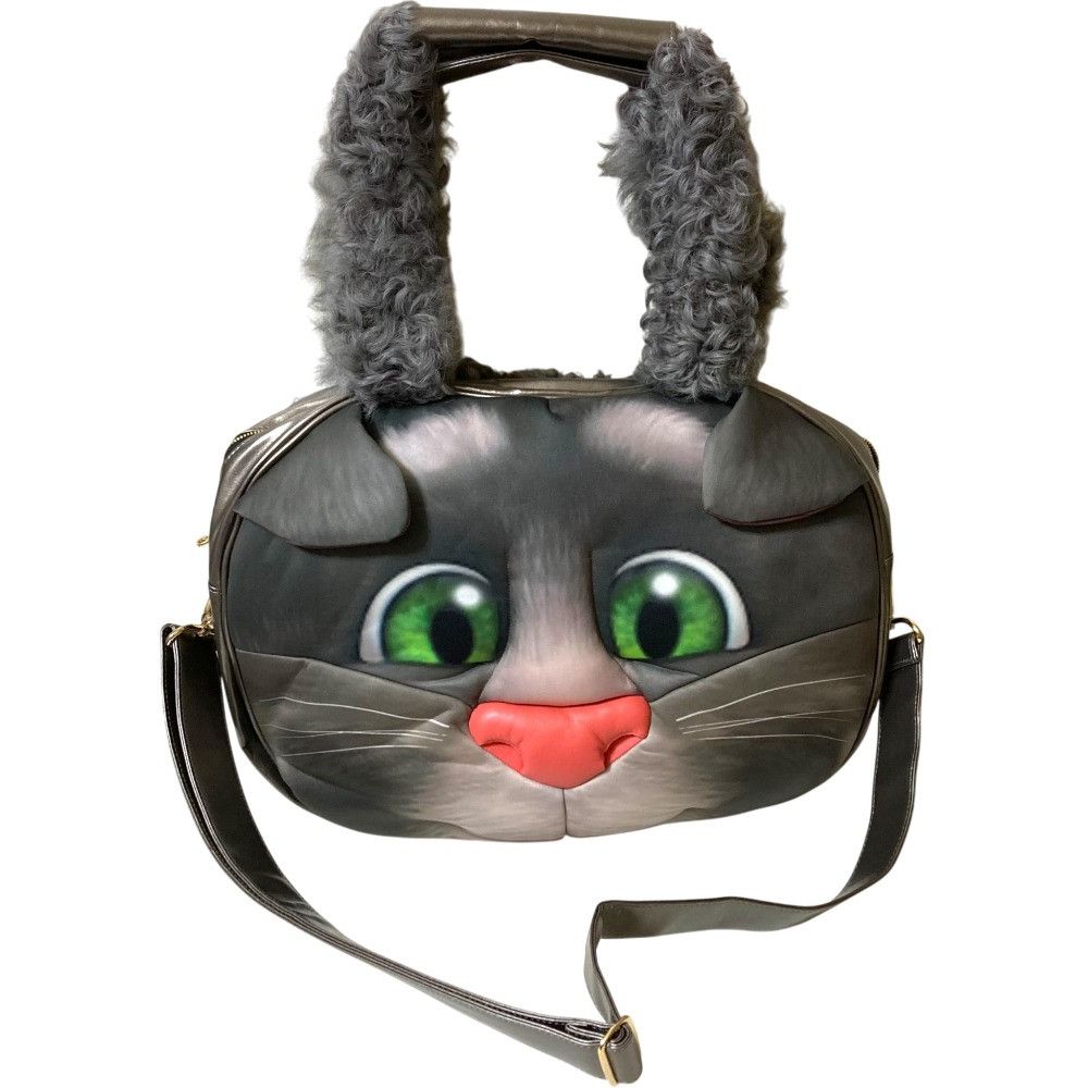 Other Other Talking Tom and Friends Talking Tom Face Lamb Fur 2way Bag Natural Material Shoulder Bag DUTY FREE for USA Size ONE SIZE - 1 Thumbnail