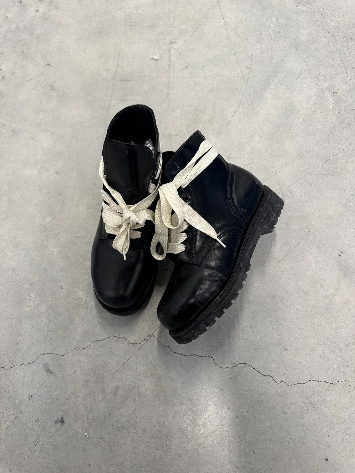 Vintage 1980's Platform Ankle Boots Size US 13 / EU 46 - 6 Thumbnail