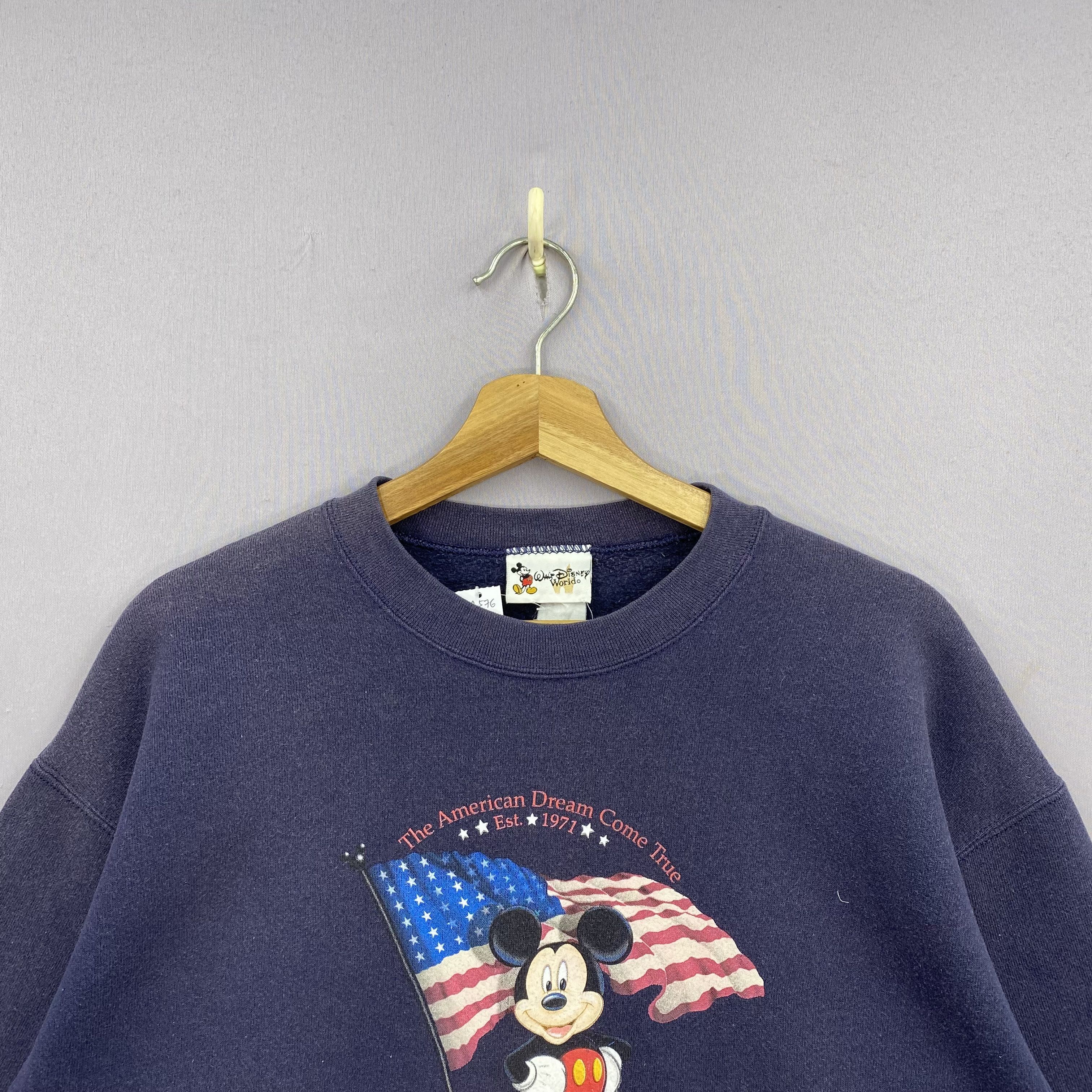 Disney Vintage 90s Mickey Mouse Sweatshirt American Disney World Size US M / EU 48-50 / 2 - 5 Thumbnail