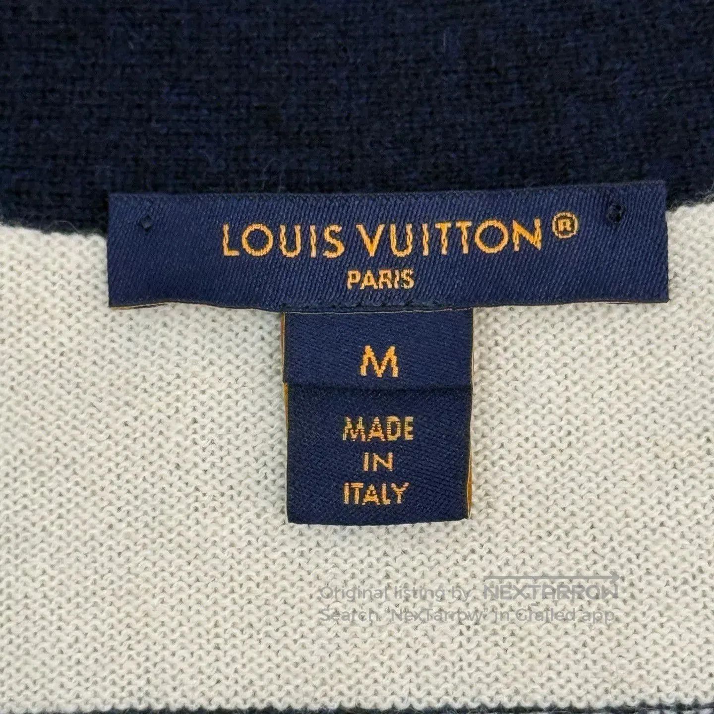 Louis Vuitton Louis Vuitton Blue White Stripe Cashmere Cardigan. Size US M / EU 48-50 / 2 - 5 Thumbnail