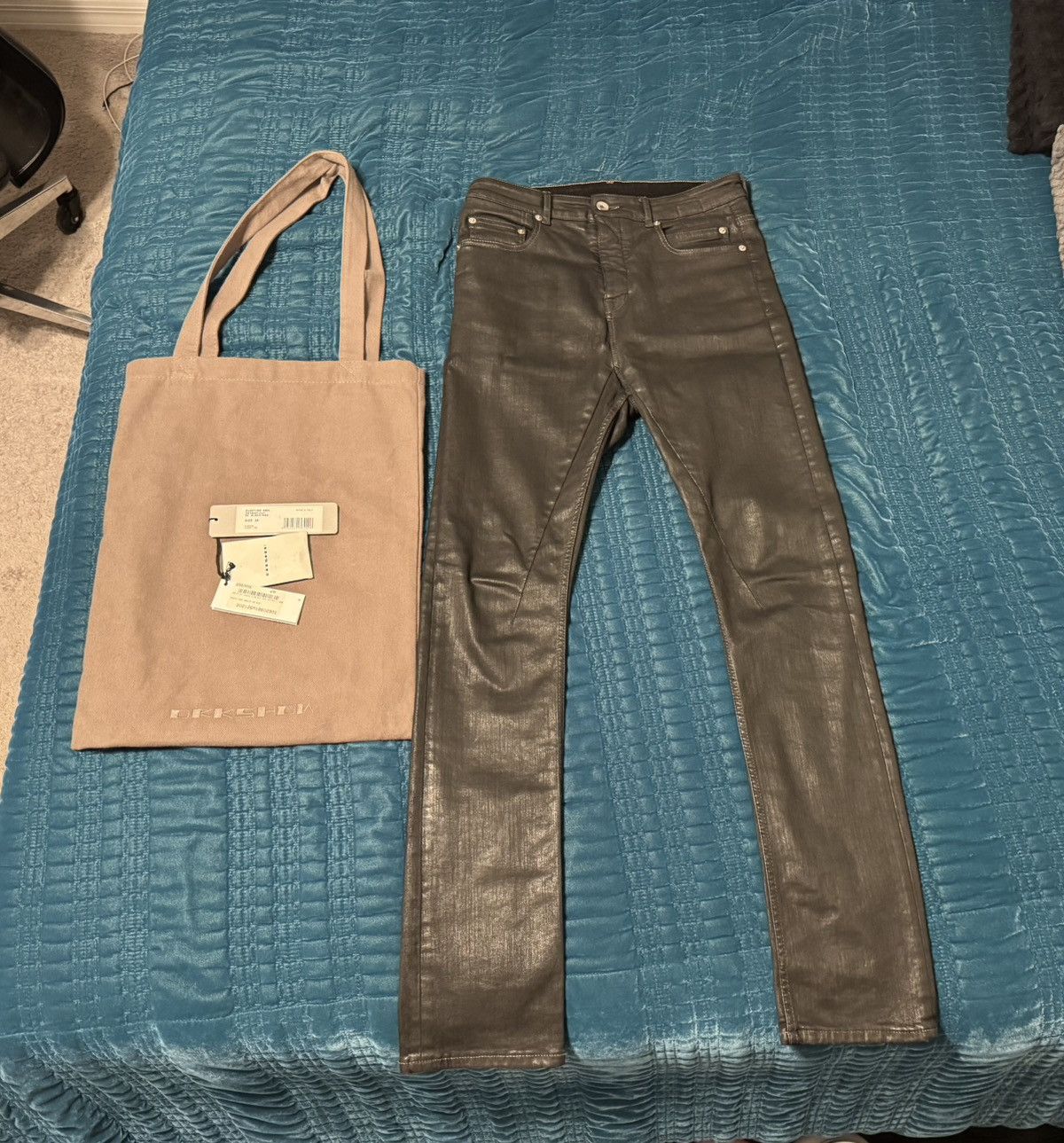 Rick Owens Drkshdw Rick Owens SBW Wax Detroit Cut Jeans | Grailed