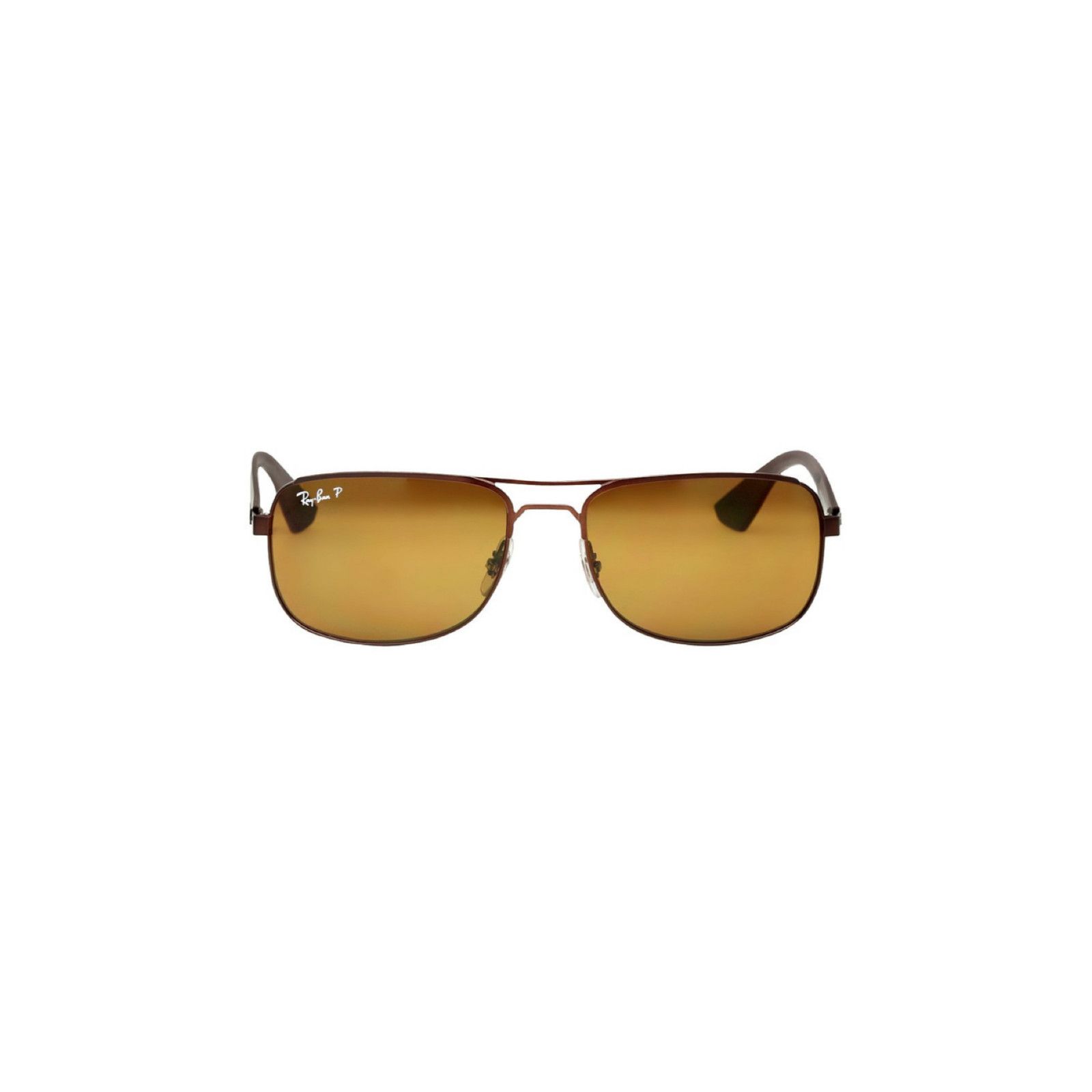 RayBan Ray-Ban Aviator Sunglasses Matte Brown / Brown Lens RB3524 Size ONE SIZE - 1 Thumbnail