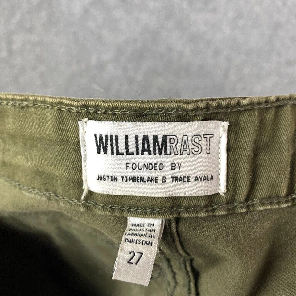 William Rast William Rast Jeans Juniors 27 Green Stretch Cotton Mid Rise Size 30" / US 8 / IT 44 - 7 Thumbnail