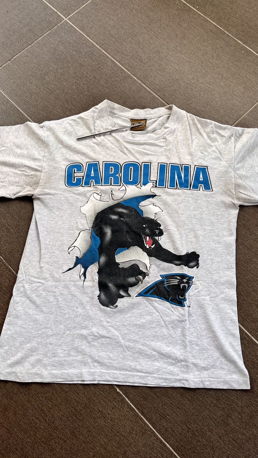 Nutmeg Vintage Tee NFL Carolina Panther Size US M / EU 48-50 / 2 - 1 Thumbnail