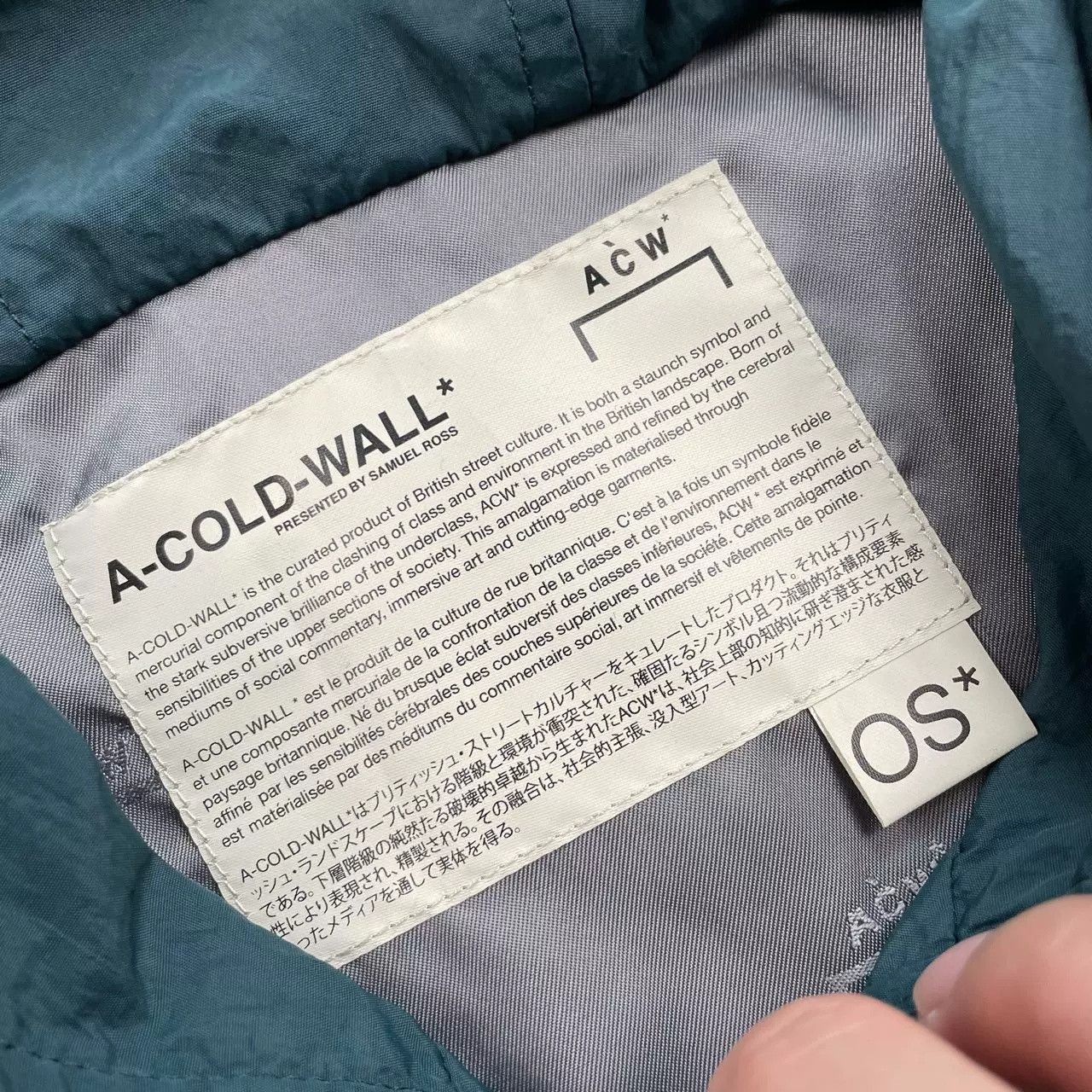 A-COLD-WALL* A-COLD-WALL Hooded Overalls Size US M / EU 48-50 / 2 - 7 Thumbnail