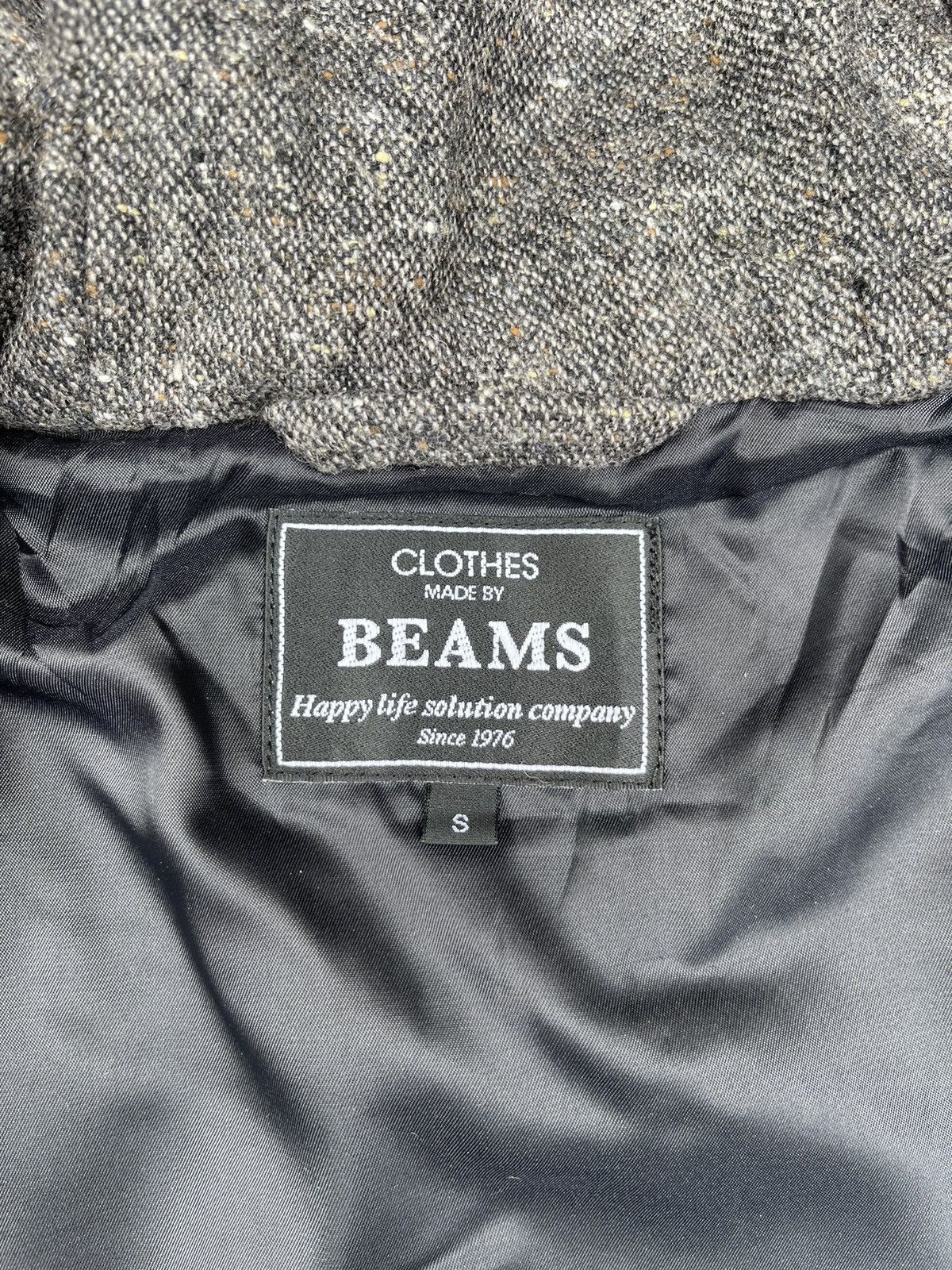 Beams Plus BEAMS Navy Hooded Wool Jacket (Size S) Size US S / EU 44-46 / 1 - 18 Thumbnail