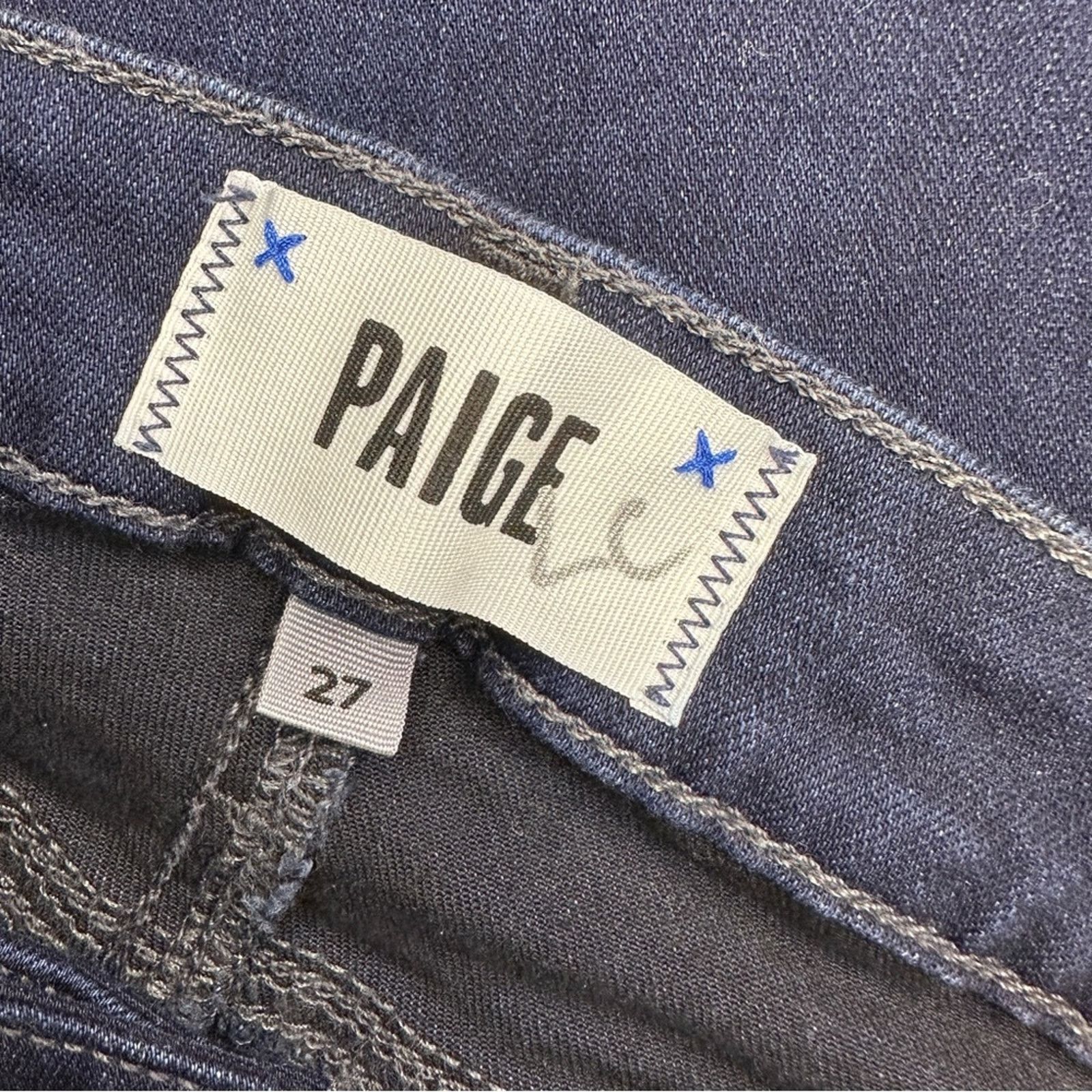Paige PAIGE Manhattan high-rise bootcut jeans in Eleanor Denim 27 Size 27" / US 4 / IT 40 - 11 Thumbnail