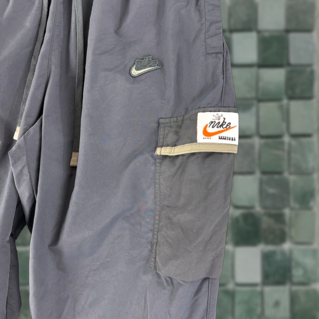 Nike Nike Sportwear Woven Pants Mens L Black Crago Pocket Drawstring Jogger Athletic Pockets Team Nike Mens Clothing Size US 33 - 1 Thumbnail