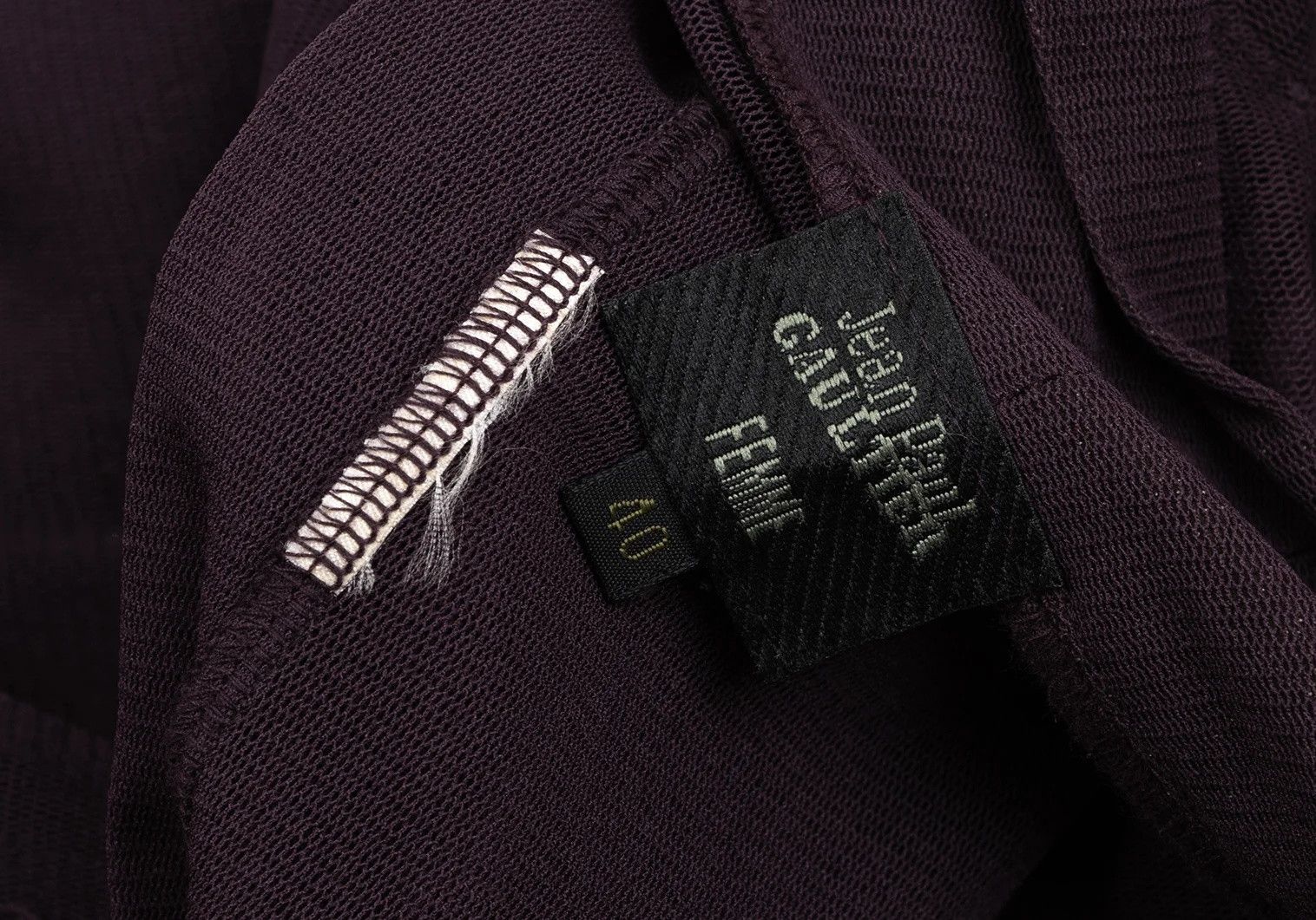 Jean Paul Gaultier Power Net Kimono Long Cardigan in Purple Size 40 Size US XXL / EU 58 / 5 - 15 Thumbnail
