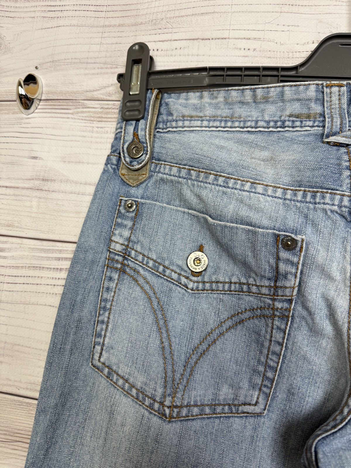 Dolce & Gabbana Vintage Dolce Gabbana Jeans Big Logo Washed Distressed Japan Size US 30 / EU 46 - 15 Thumbnail