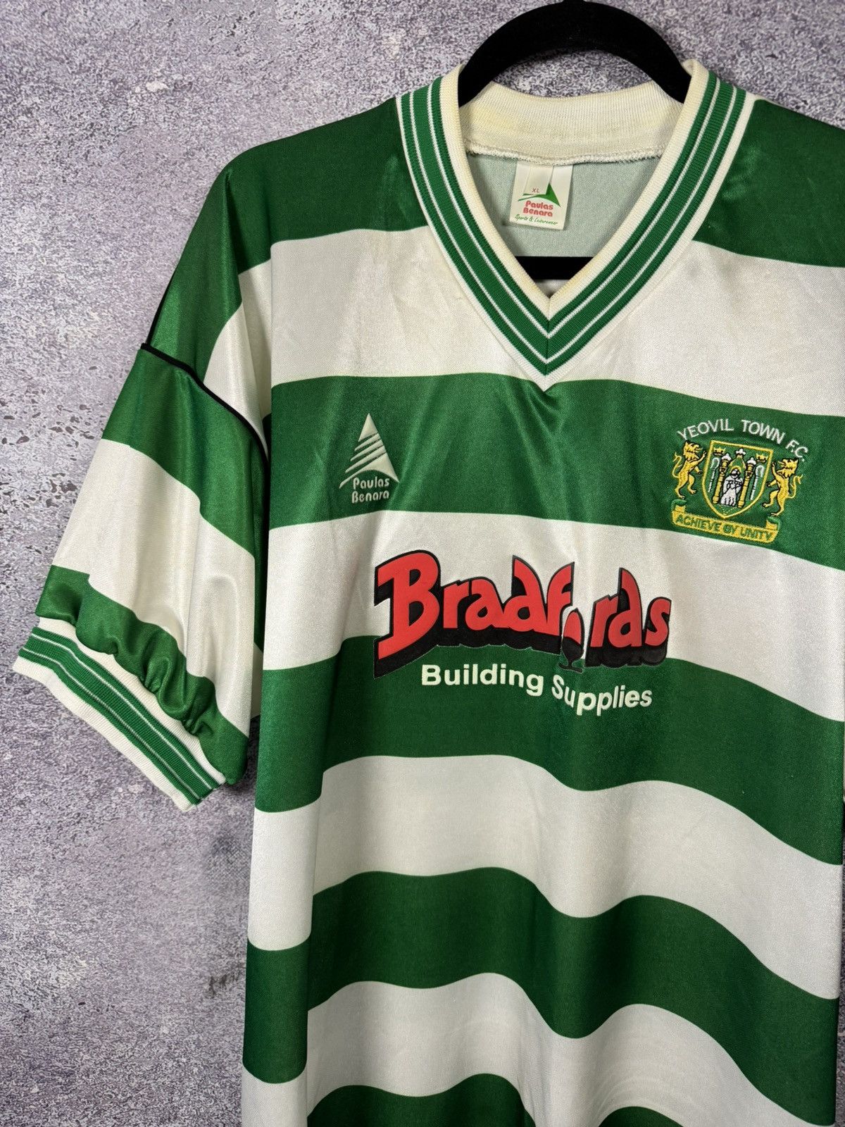 Vintage Vintage Yeovil Town FC 2003/04 Paulas Benara Soccer Jersey Size US XL / EU 56 / 4 - 4 Thumbnail