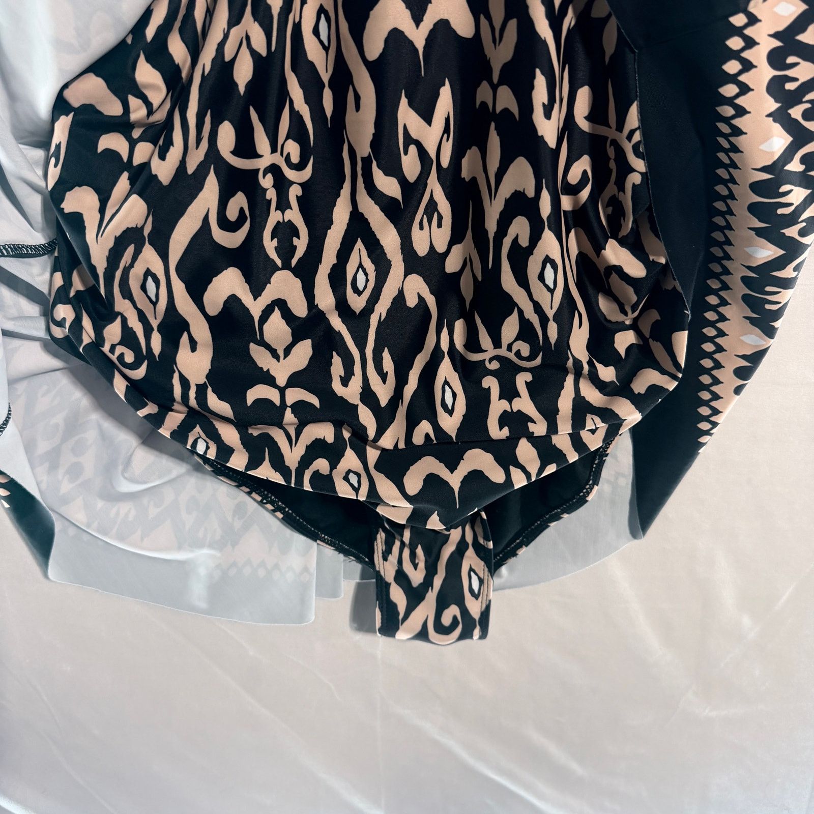 Other BloomChic Swim Dress Plus Size 26 black/biege 1 pc Swimwear Size 4XL / US 24-26 - 7 Thumbnail