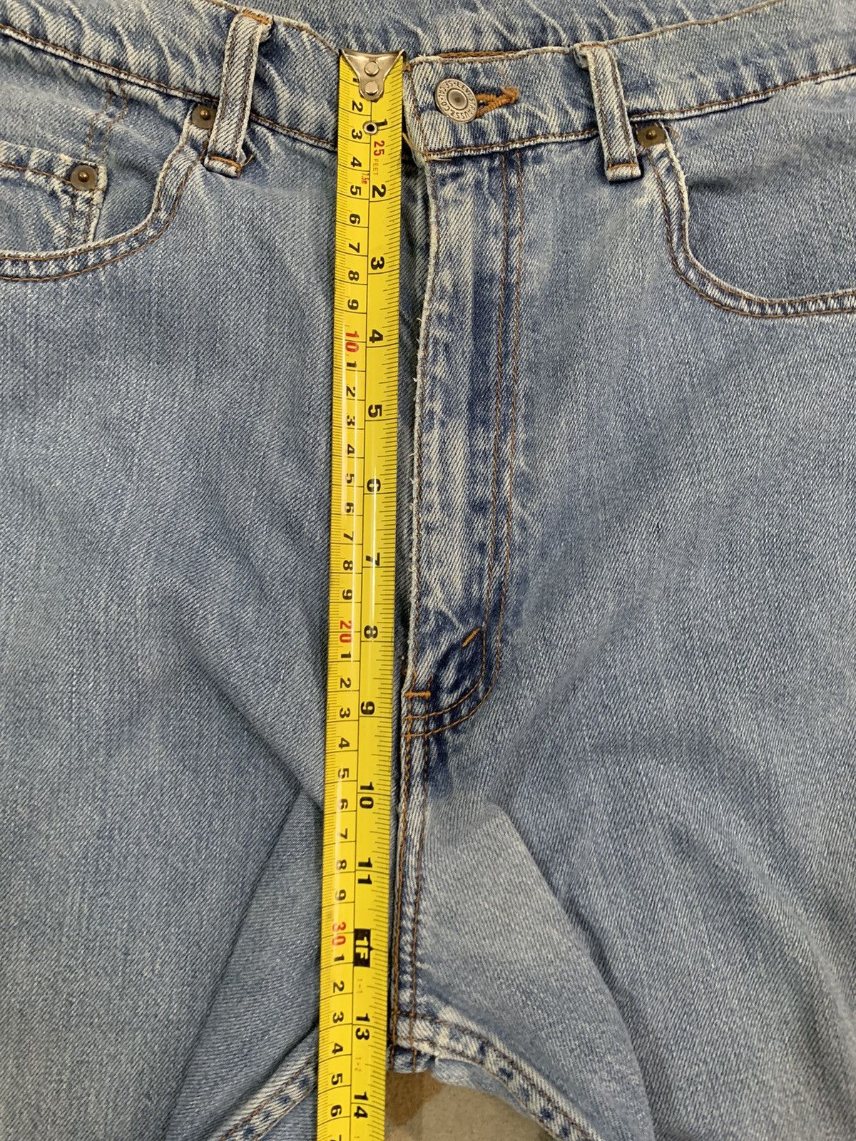 Levi's Vintage 90s Levis 529 White Tab Blue Washed Baggy Jeans Size US 32 / EU 48 - 18 Thumbnail