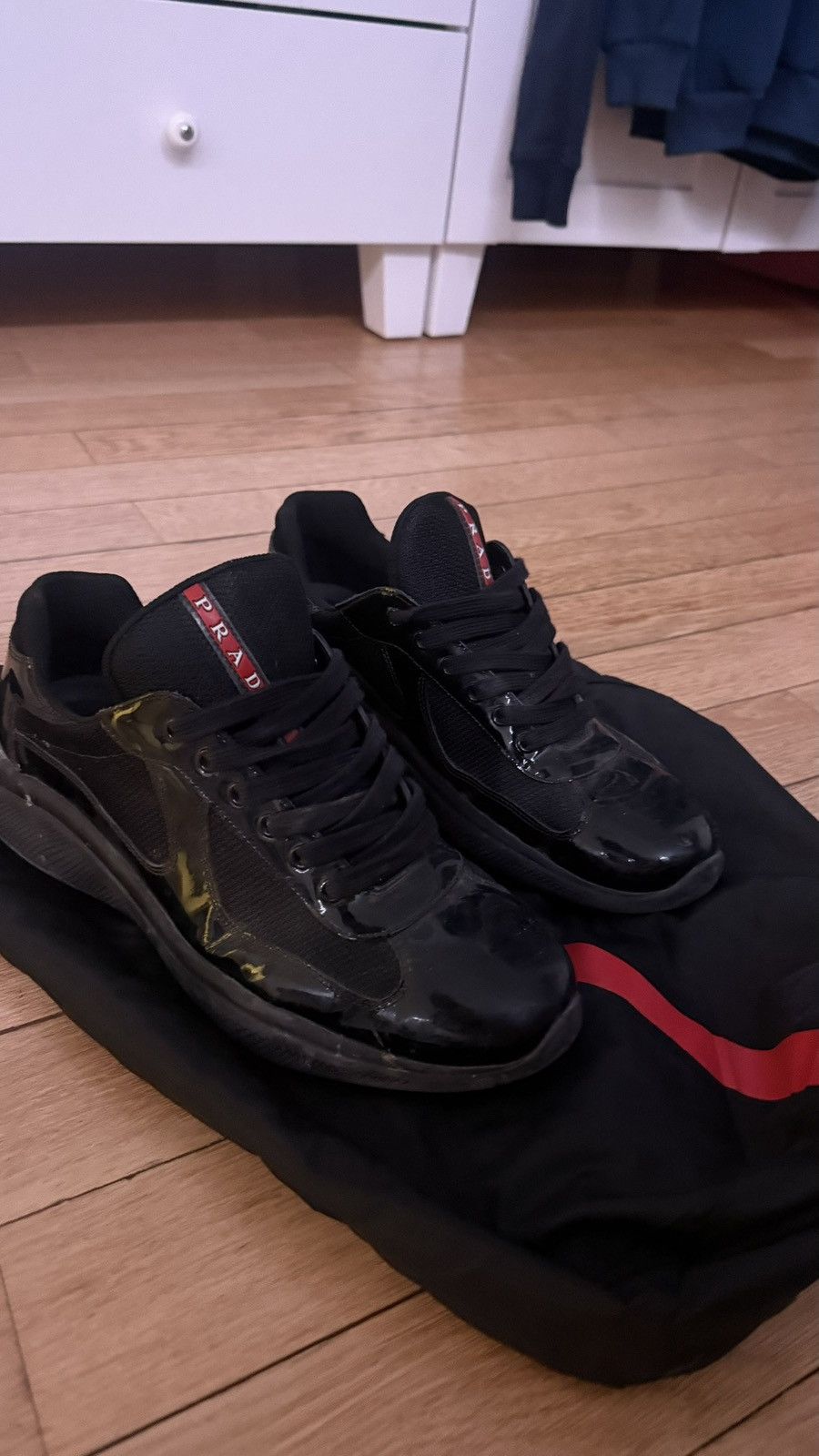 Prada Prada America’s Cups Black Size US 8 / EU 41 - 2 Thumbnail