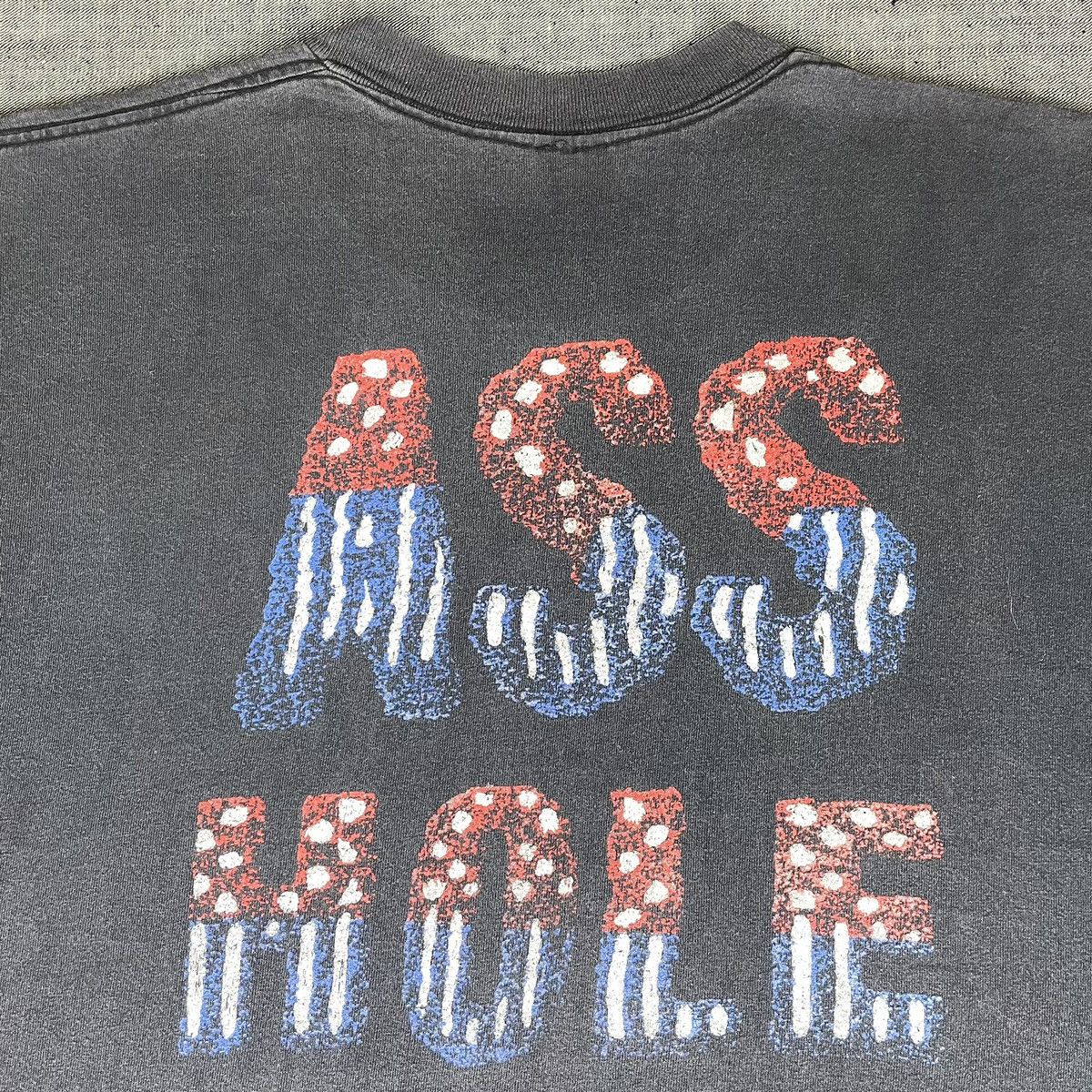Band Tees × Vintage Vintage 90s Pigface Ass Hole faded t shirt Size US XL / EU 56 / 4 - 15 Thumbnail
