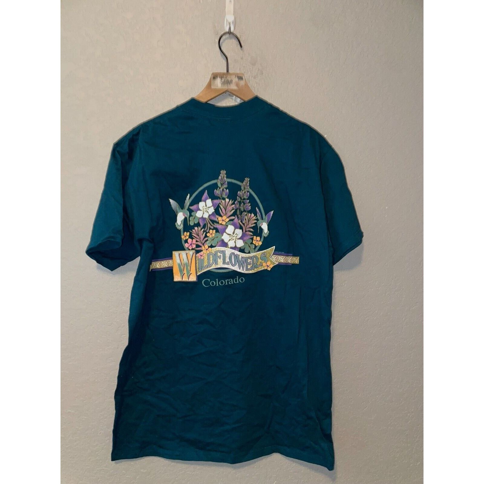 Jerzees Vintage Test Print Shirt Arizona Cactus Wildflower Tee VTG L Size US L / EU 52-54 / 3 - 9 Thumbnail