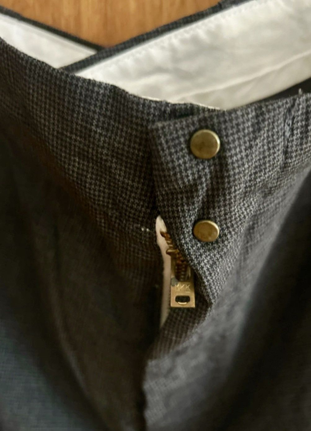 Nanamica Nanamica Harbor Pants Wool Houndstooth Grey SUCS520 Size US 36 / EU 52 - 5 Thumbnail