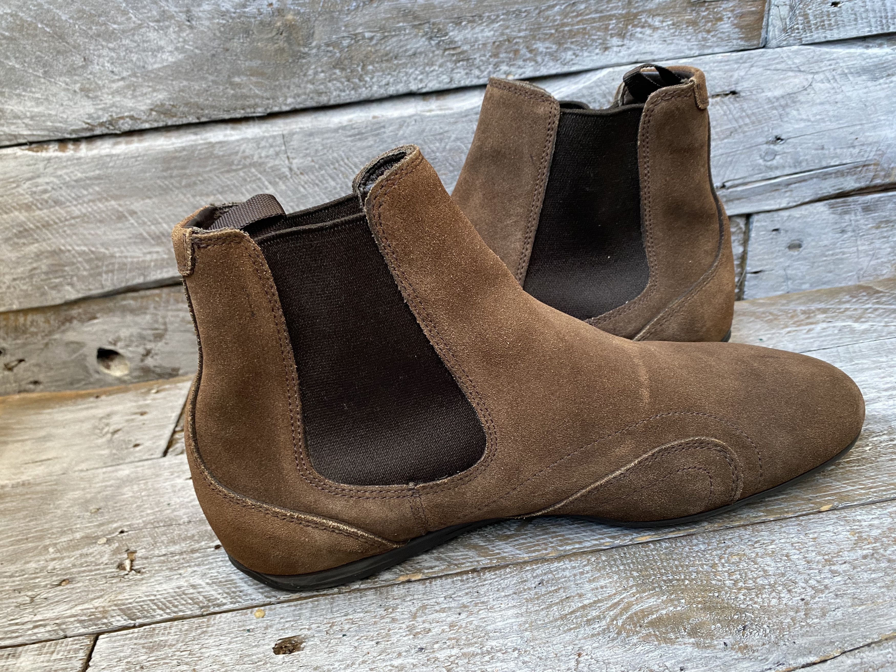 Prada Prada chelsea suede boots sz uk6.5 Size US 7.5 / EU 40-41 - 13 Thumbnail