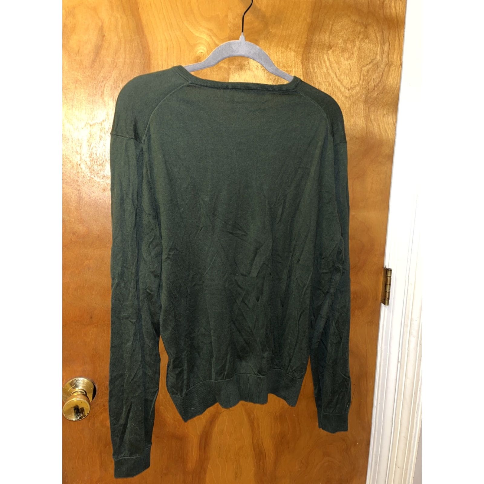 Ralph Lauren Ralph Lauren POLO 100% Fine Cotton Large Green V Neck Sweater Size US L / EU 52-54 / 3 - 3 Thumbnail