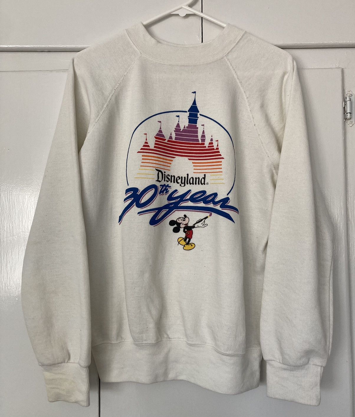 Disney × Mickey Mouse × Vintage DISNEYLAND 30TH YEAR ANNIVERSARY SWEATER SWEATSHIRT PULLOVER Size US M / EU 48-50 / 2 - 1 Thumbnail