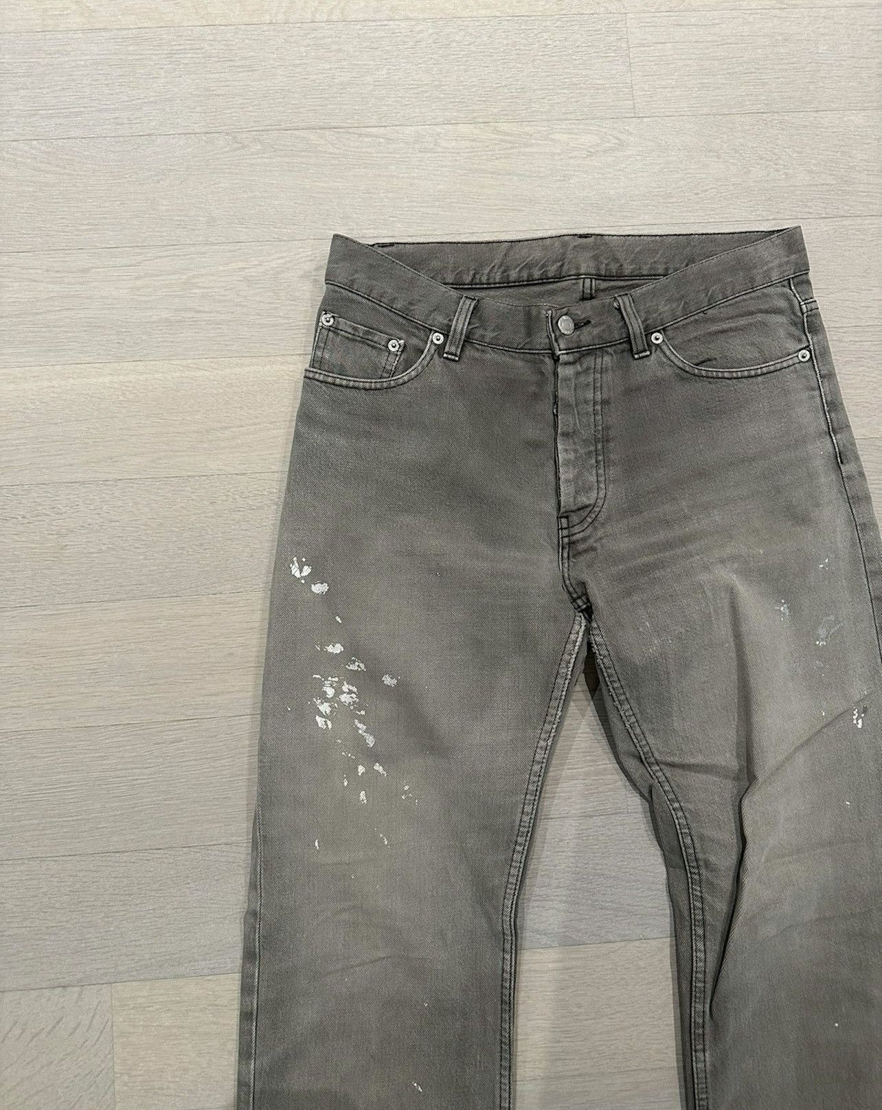 Helmut Lang Helmut Lang SS00 Grey Painter Denim Size US 30 / EU 46 - 2 Thumbnail