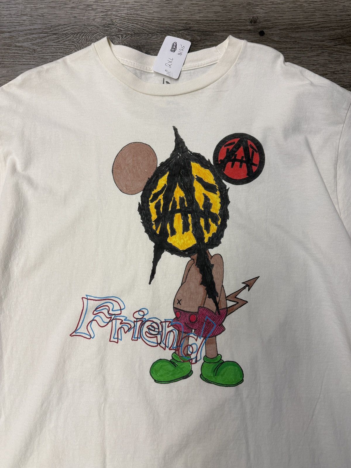 Travis Scott Travis Scott Saint Michael tee Size US XXL / EU 58 / 5 - 2 Thumbnail