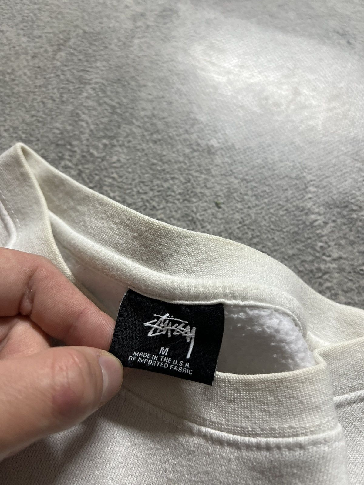 Stussy Vintage Y2k Stussy 🌸 California White 🤍 USA Sweatshirt 00’s Size US M / EU 48-50 / 2 - 13 Thumbnail