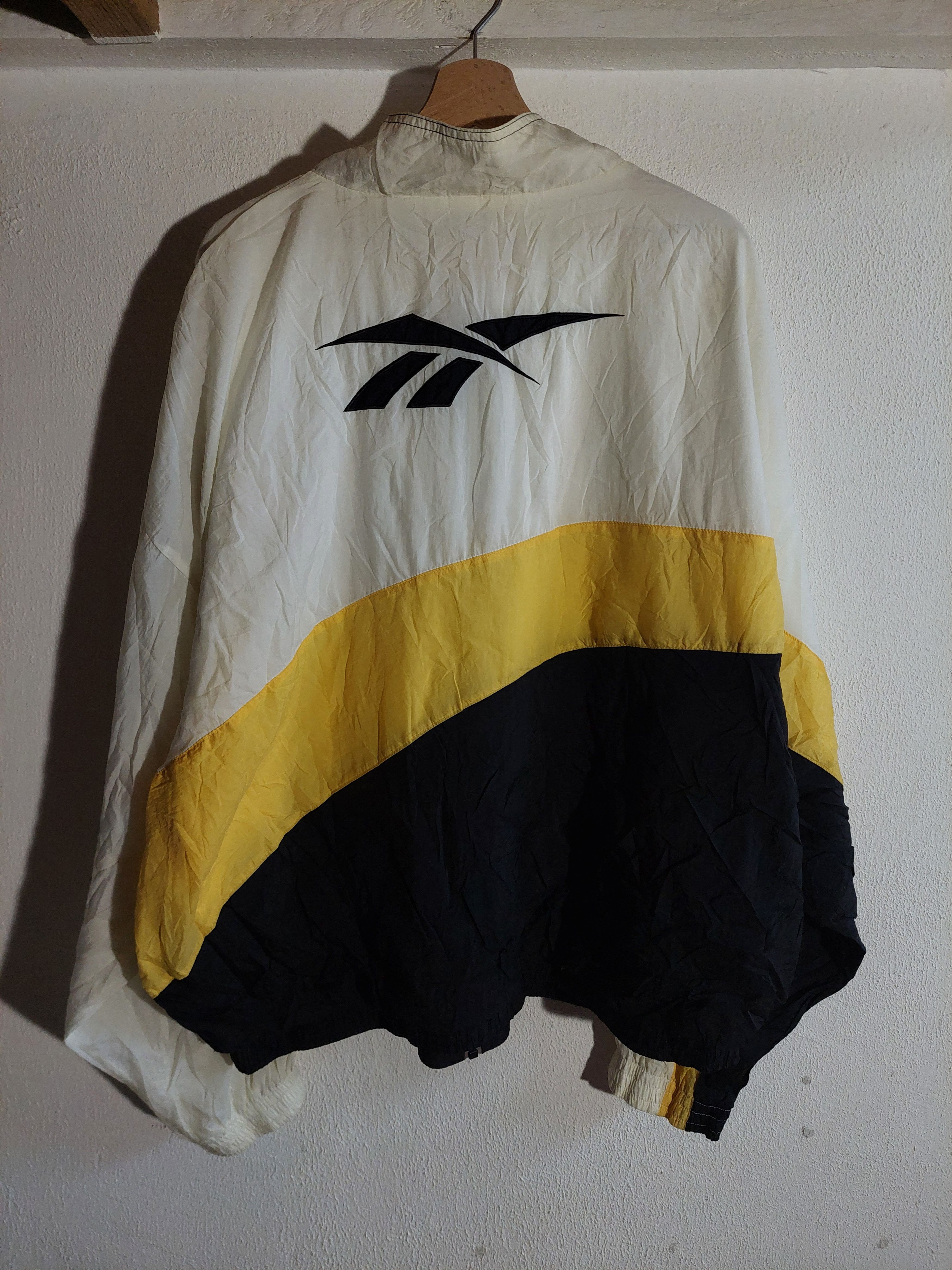 Reebok Vintage Reebok Track Jacket Yellow White Black Size XXL 90s Size US XXL / EU 58 / 5 - 7 Thumbnail