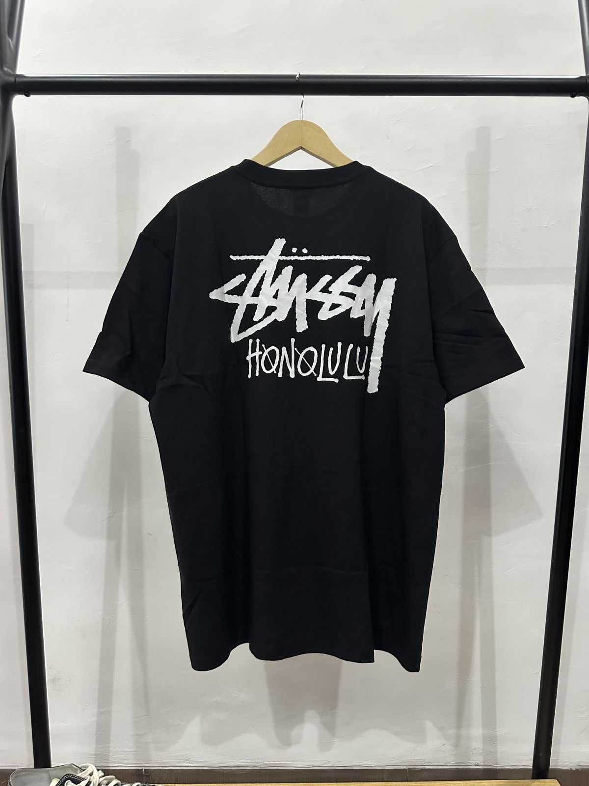 Streetwear × Stussy Stussy Liquid Metal Tee | Grailed