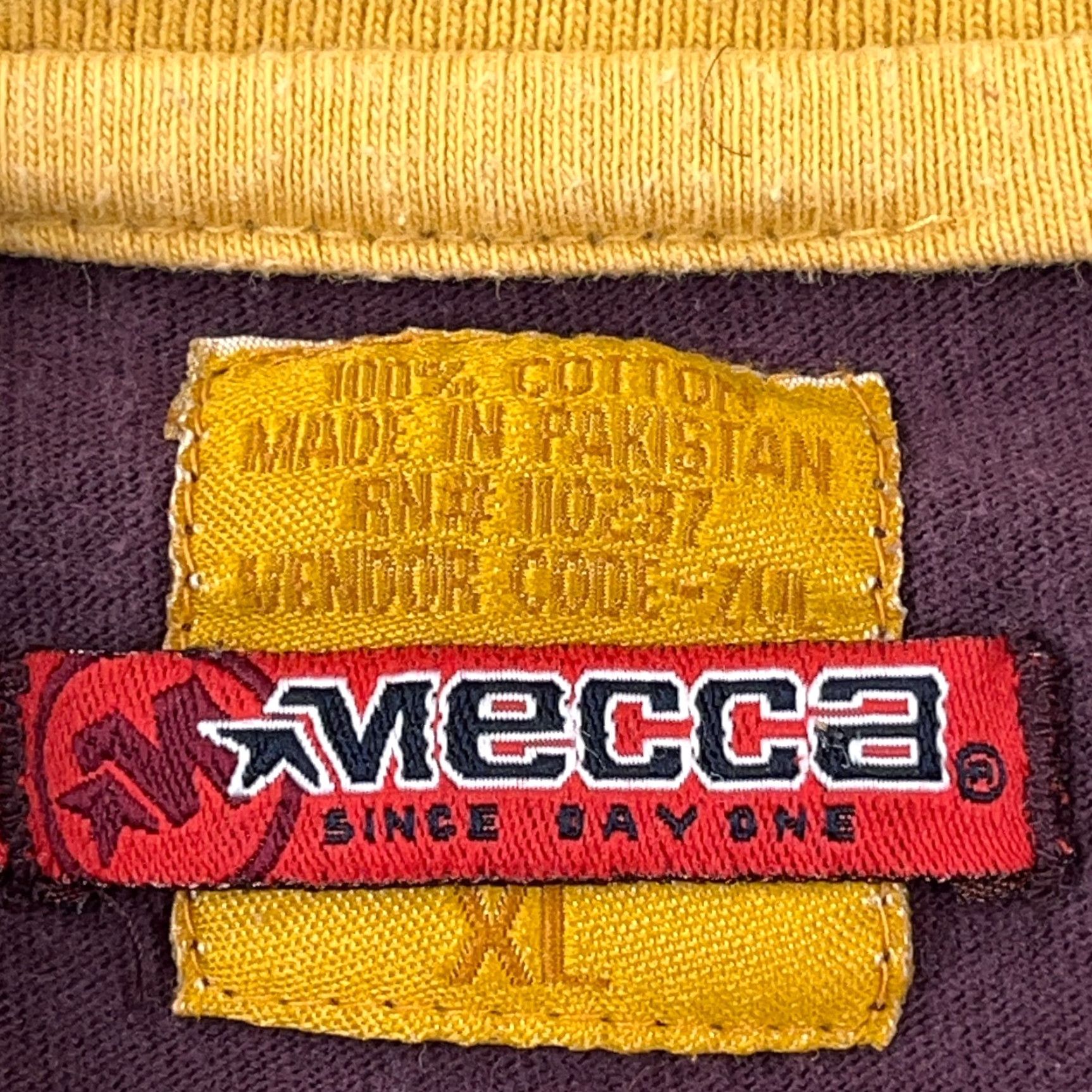 Vintage VINTAGE Mecca Graphic T-Shirt Men XL Purple Long Sleeve Hip Hop Grunge Retro Size US XL / EU 56 / 4 - 6 Thumbnail