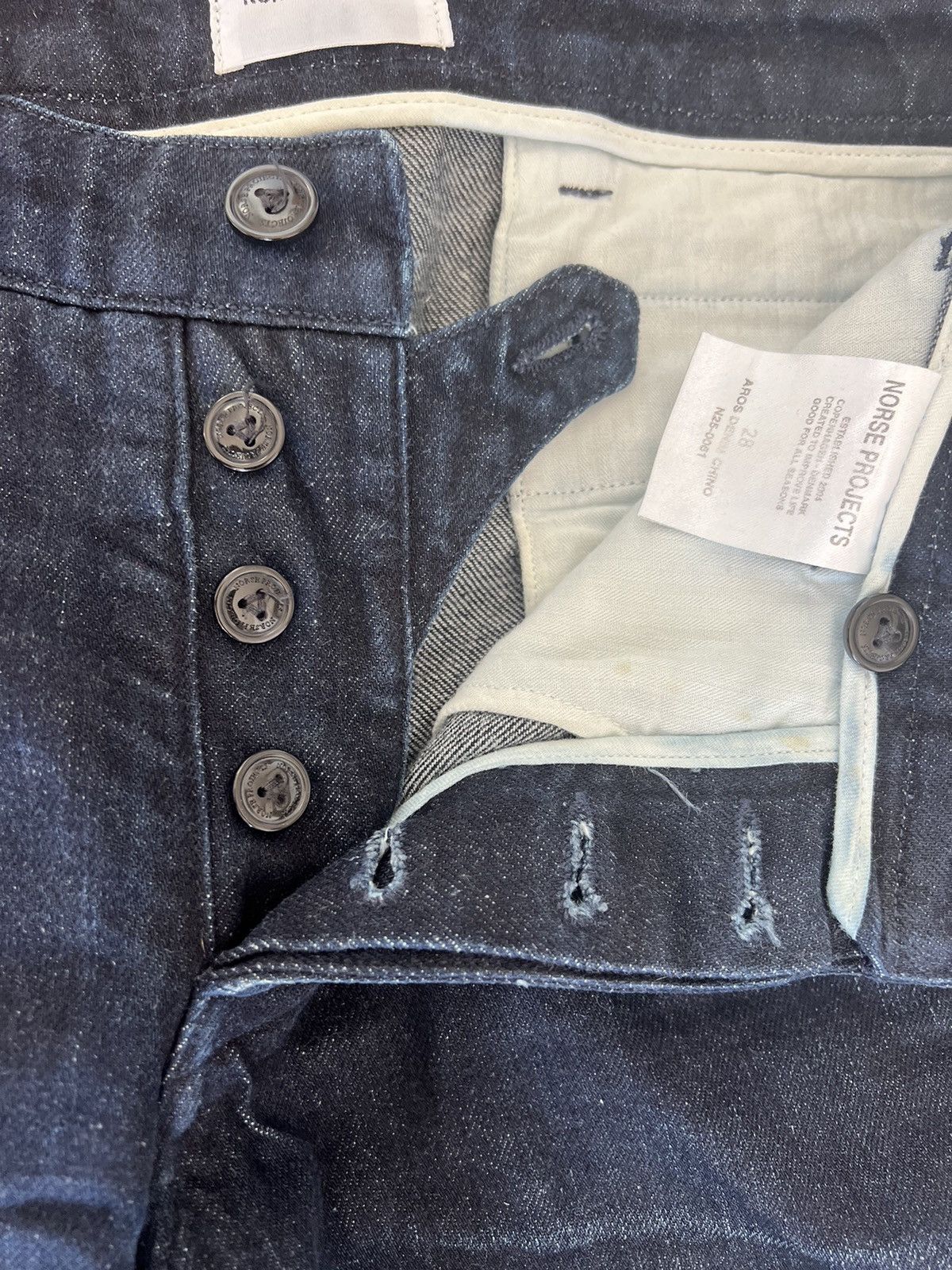 Norse Projects Aros Denim Chino Size US 28 / EU 44 - 3 Thumbnail