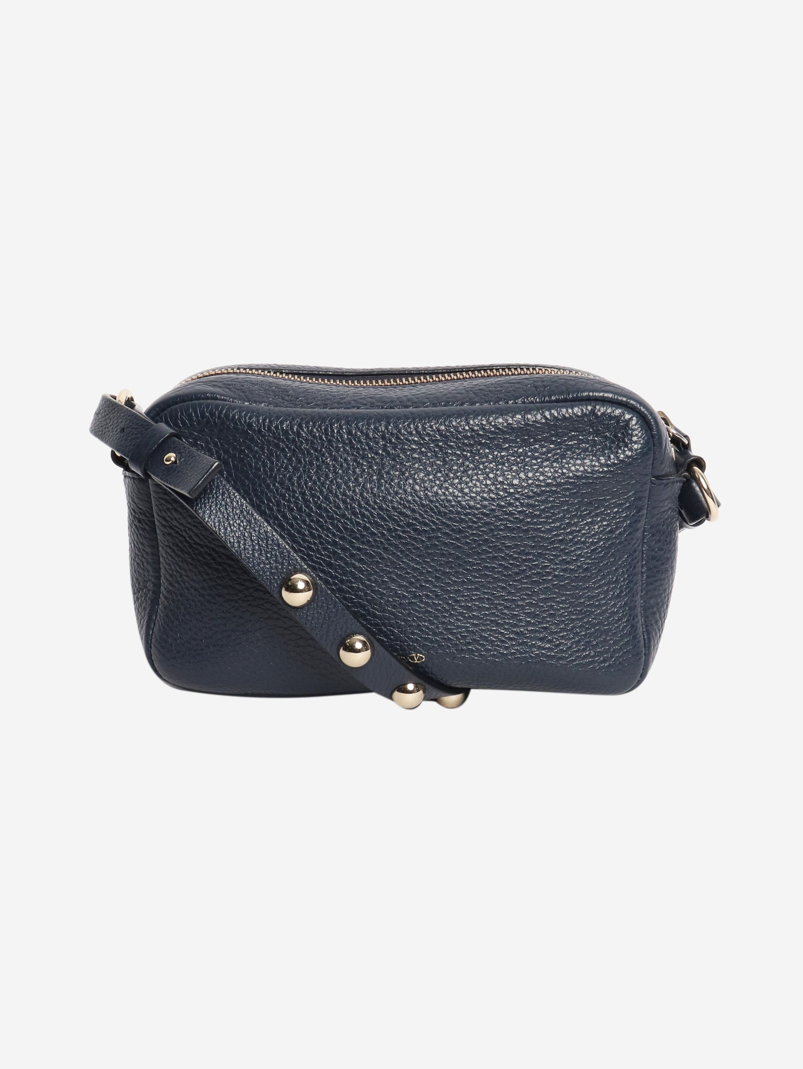 RED Valentino Navy leather shoulder bag Size ONE SIZE - 1 Thumbnail