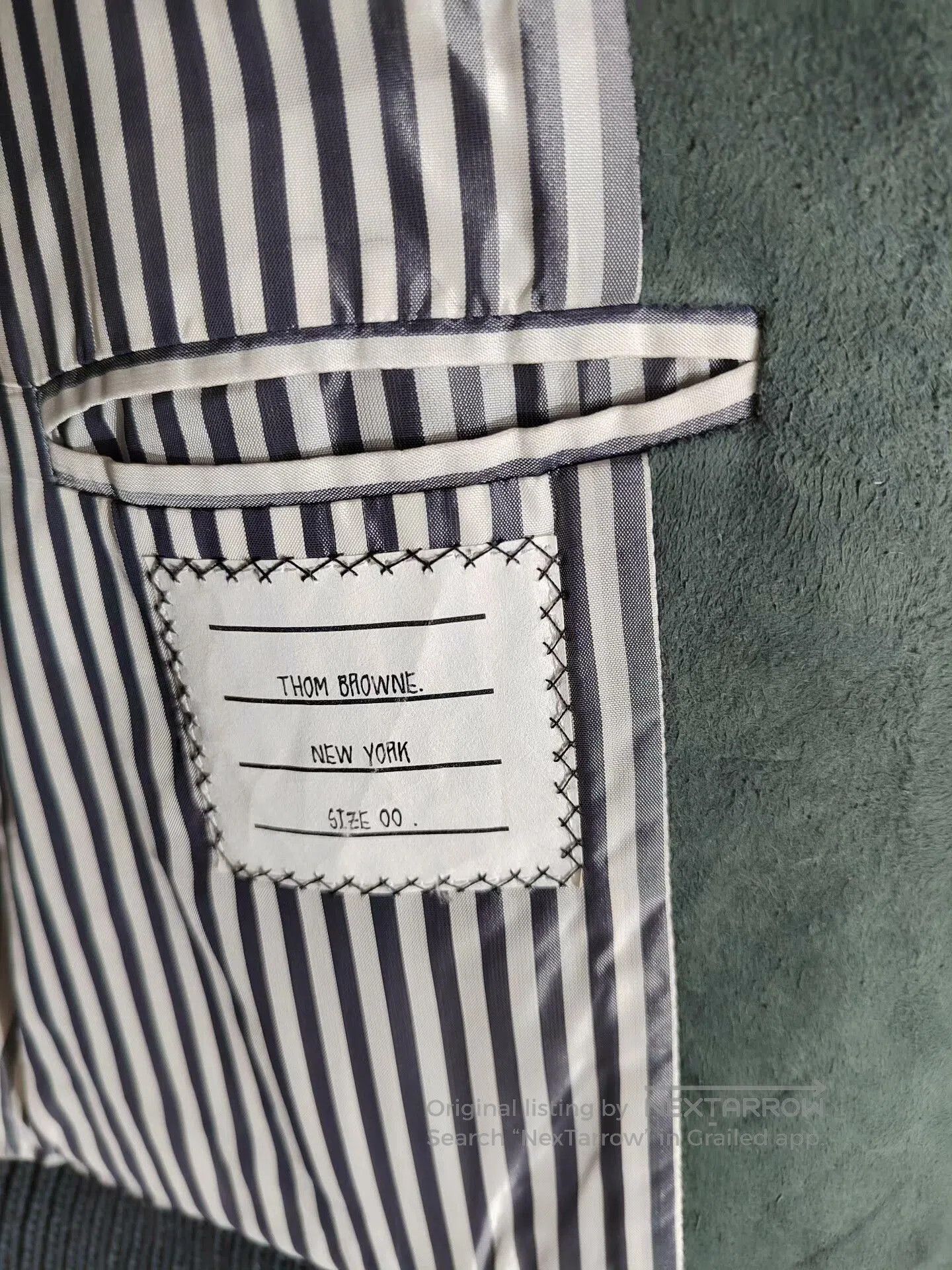 Thom Browne Thom Browne Suede Hunting Jacket. Size US XS / EU 42 / 0 - 6 Thumbnail