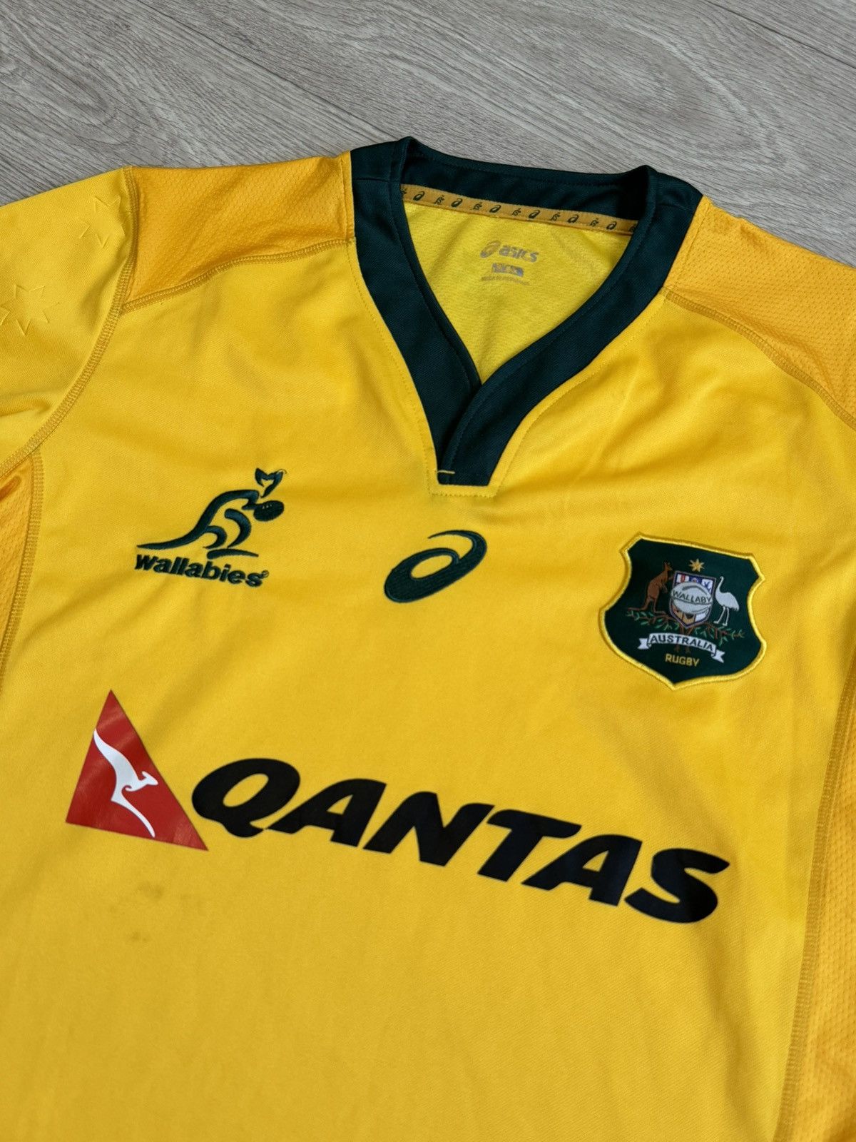 Canterbury of New Zealand 🔷Vintage Rugby ASICS Australia Jersey🔷 Size US M / EU 48-50 / 2 - 4 Thumbnail